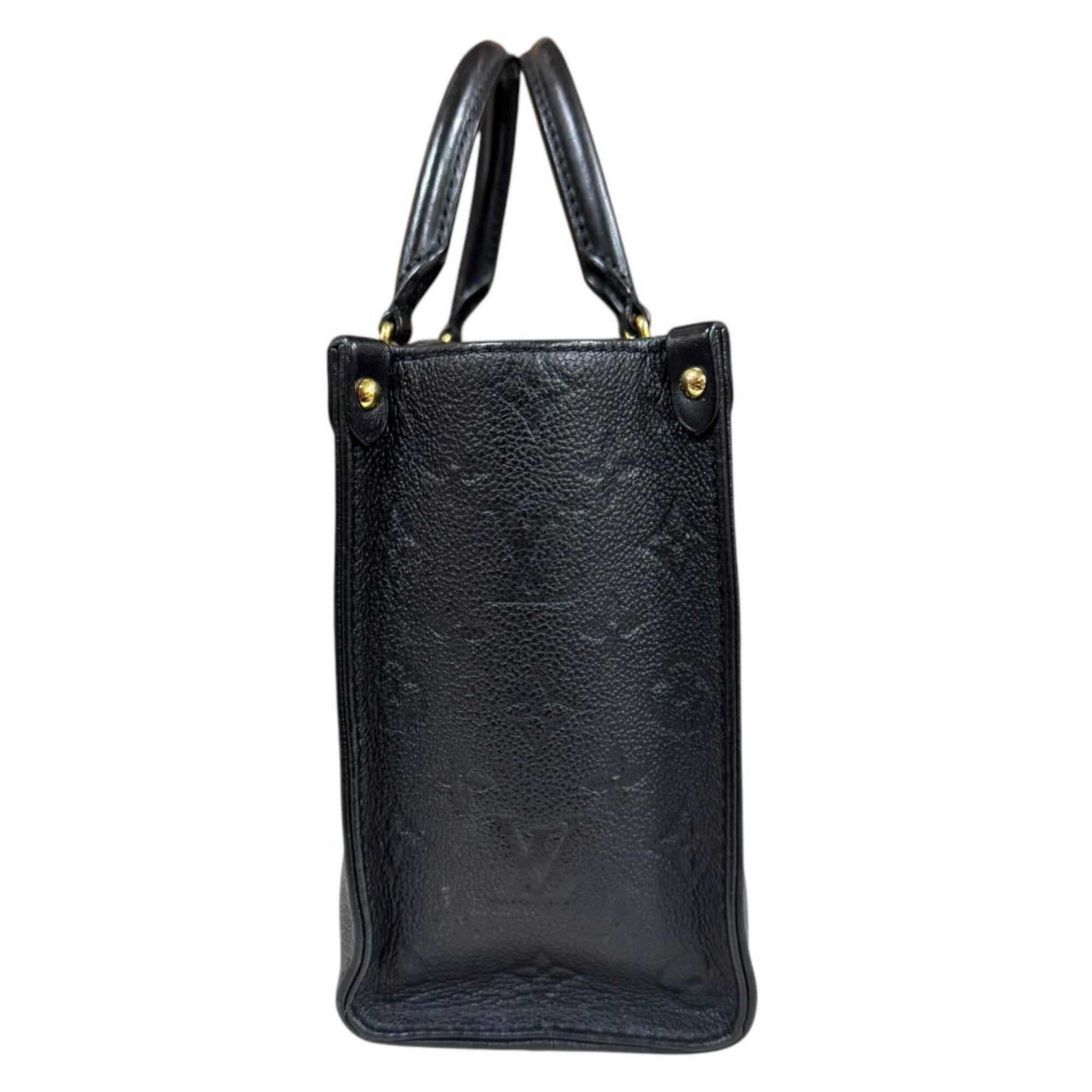Louis Vuitton Black Noir Monogram Empreinte Shoulder Bag (Pre-Owned)
