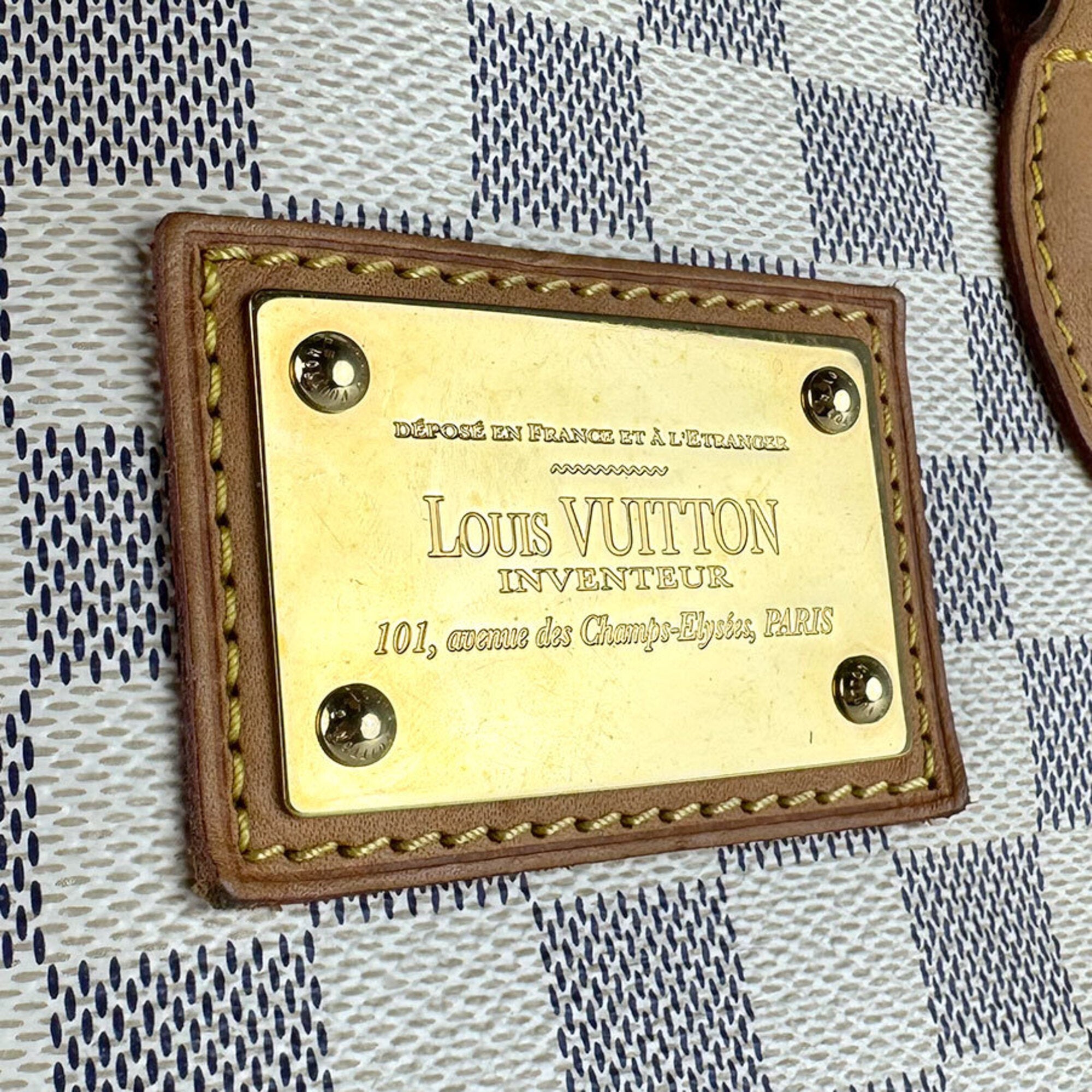 Louis Vuitton Damier Azur Ivory Damier Azur Handbag (Pre-Owned)