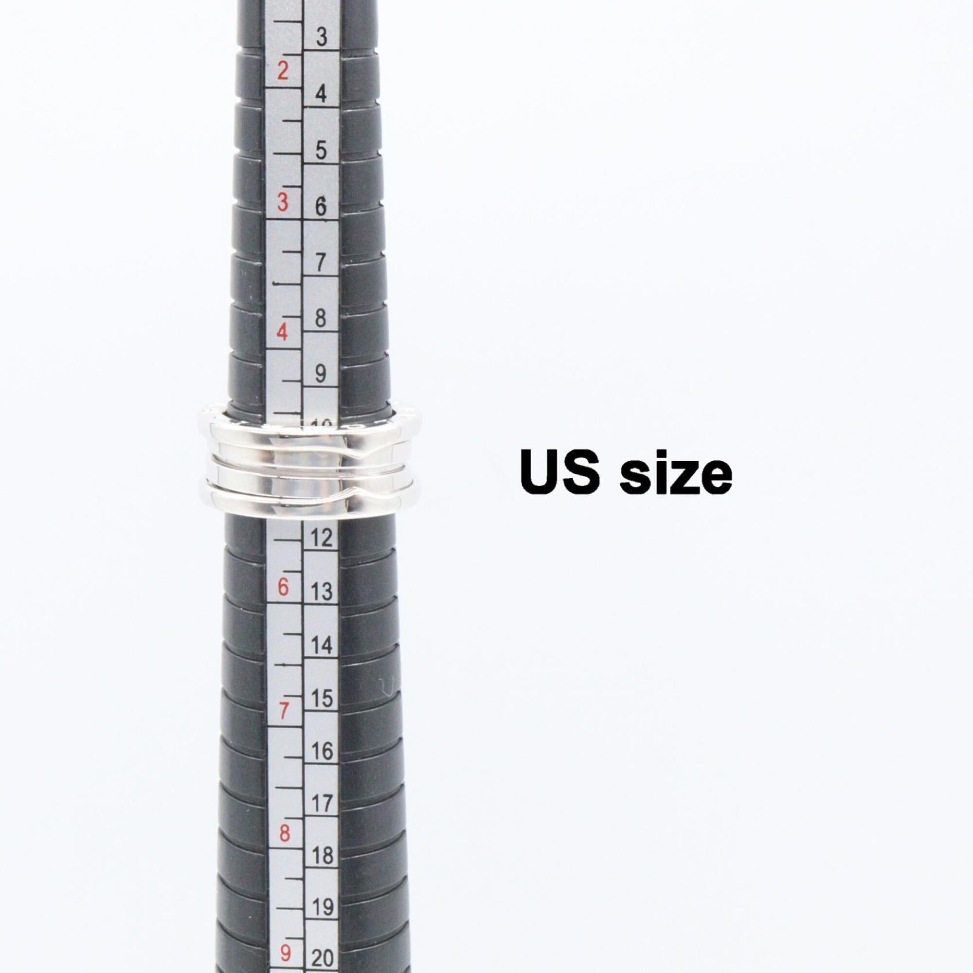 Bvlgari Silver White Gold (18K) Band Ring (Pre-Owned)