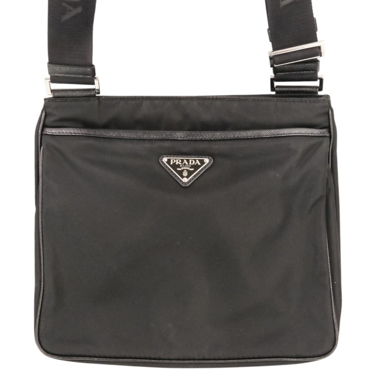 Prada Black Nylon Shoulder Bag (Pre-Owned)