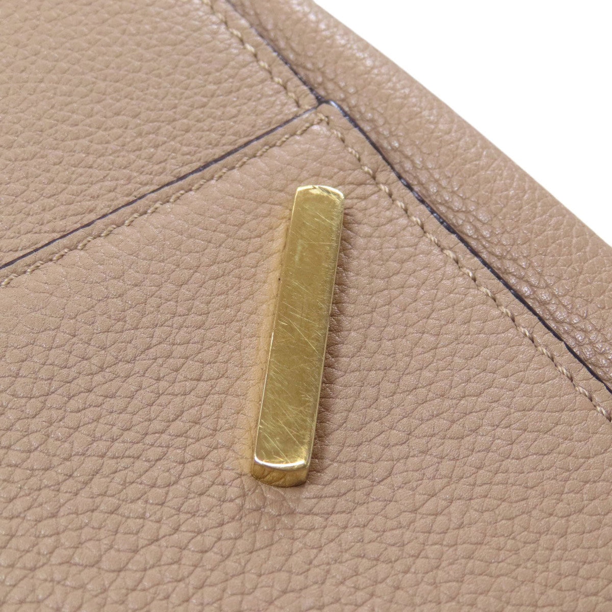Loewe Grayish Leather Handbag (Pre-Owned)