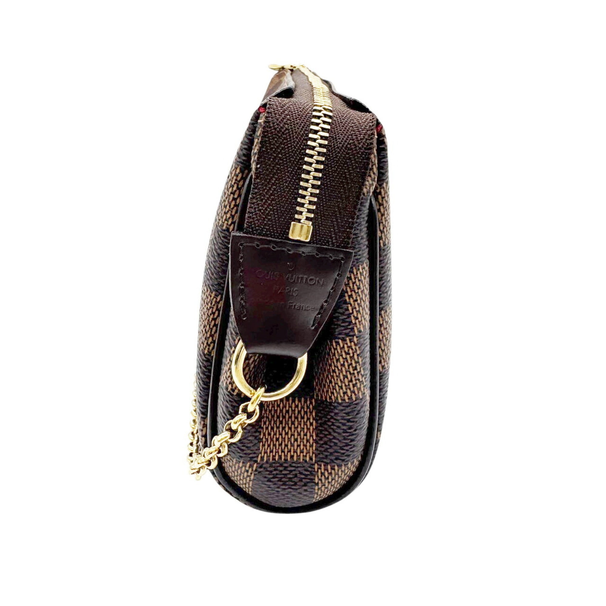 Louis Vuitton Brown Damier Canvas Ebene Damier Canvas Pochette Shoulder Bag (Pre-Owned)