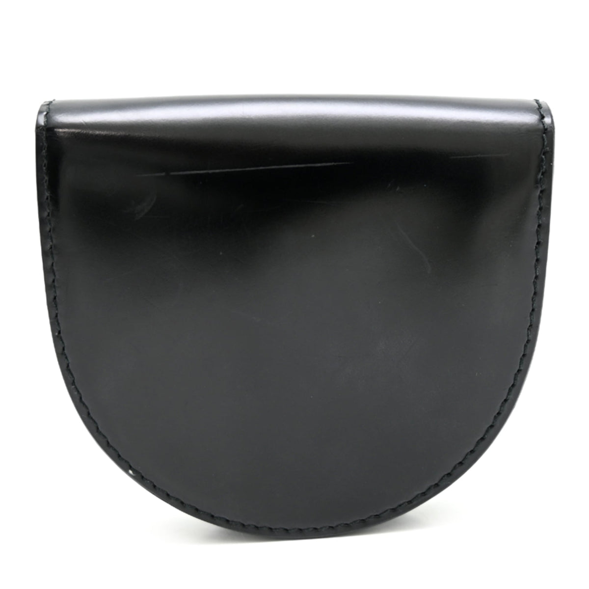 Prada Black Leather Coin Purse/Coin Case (Pre-Owned)