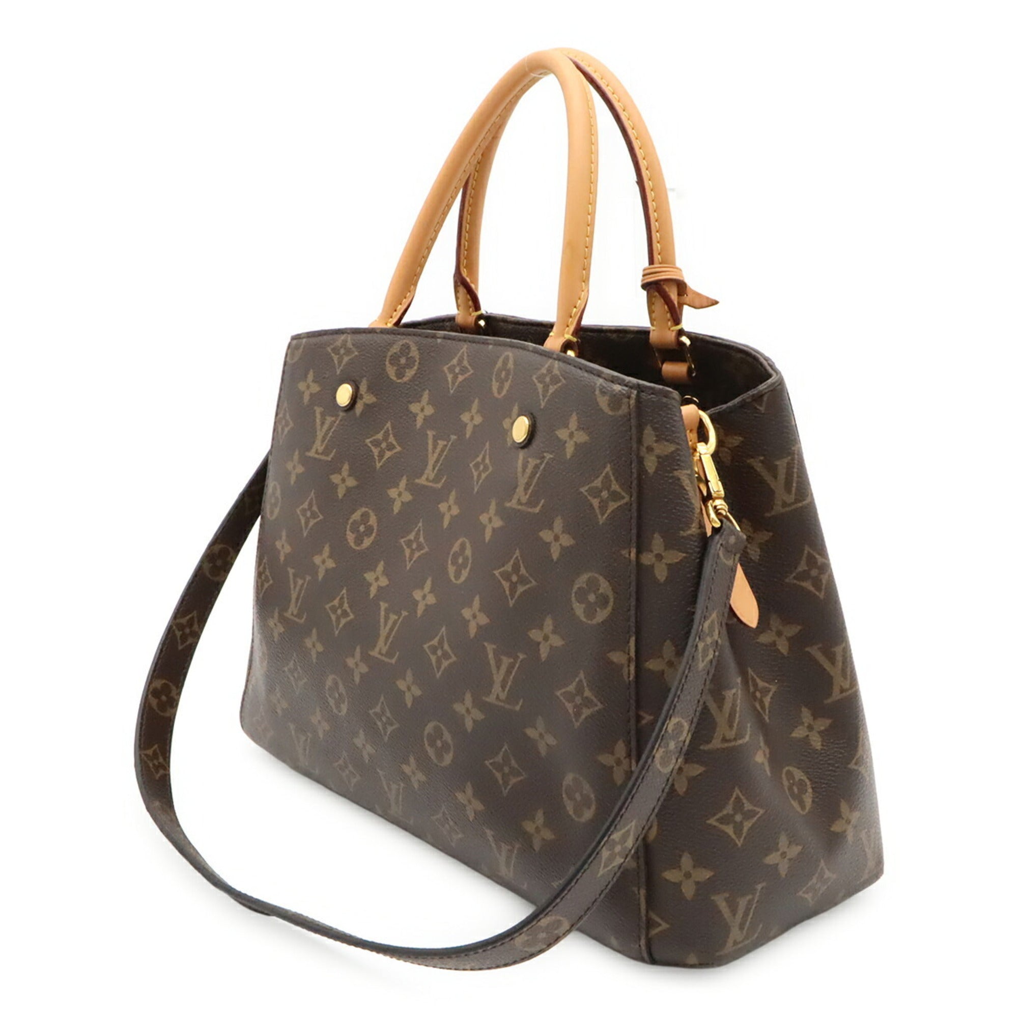 Louis Vuitton Monogram Brown Monogram Handbag Shoulder Bag (Pre-Owned)