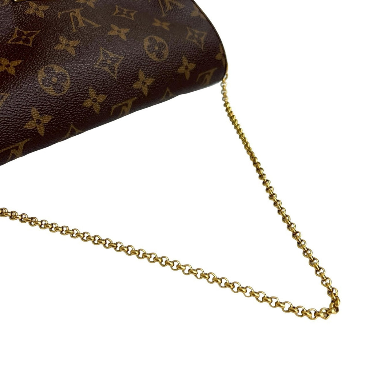 Louis Vuitton Brown Leather Pvc Handbag Shoulder Bag (Pre-Owned)