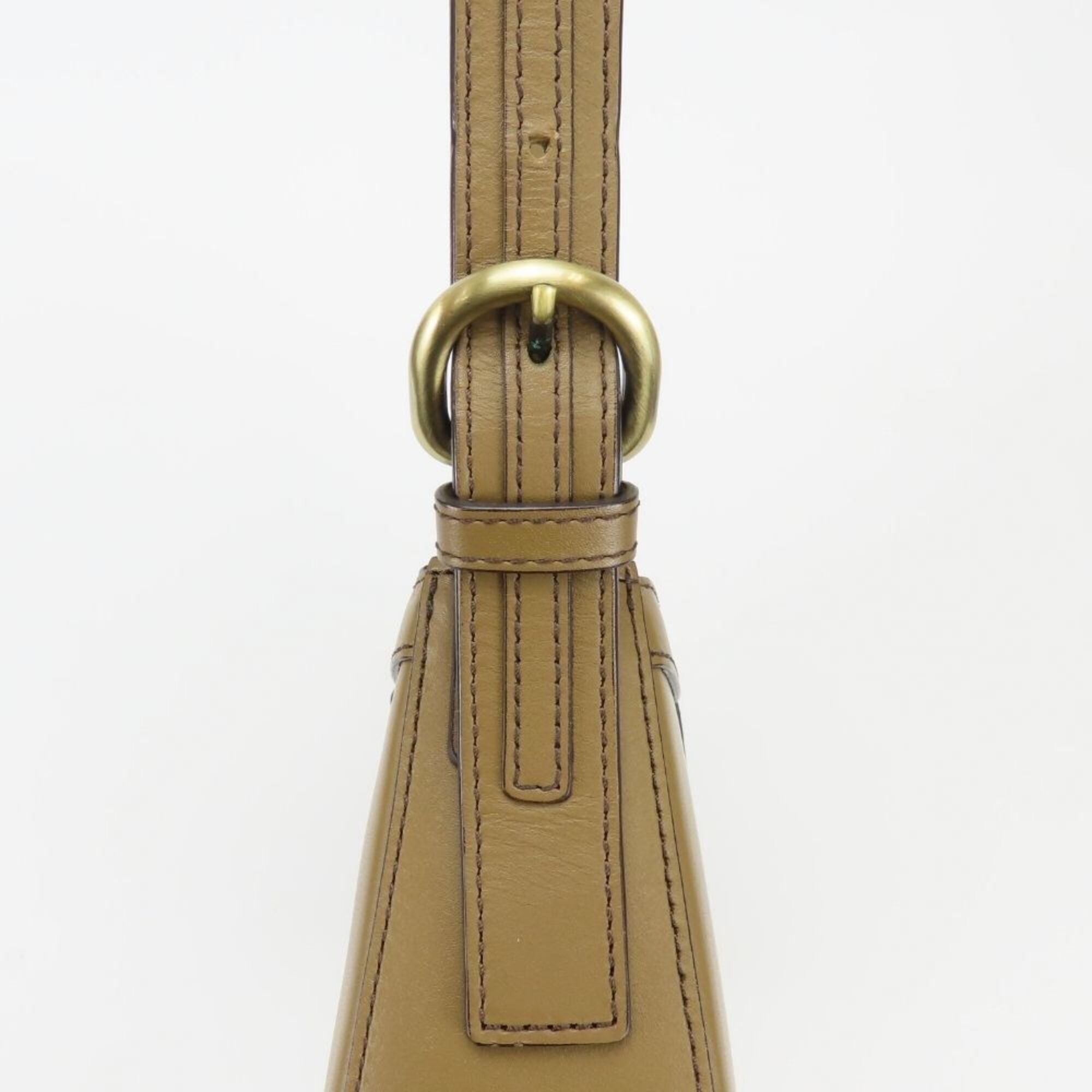 Burberry Brown Leather Shoulder Bag (Pre-Owned)