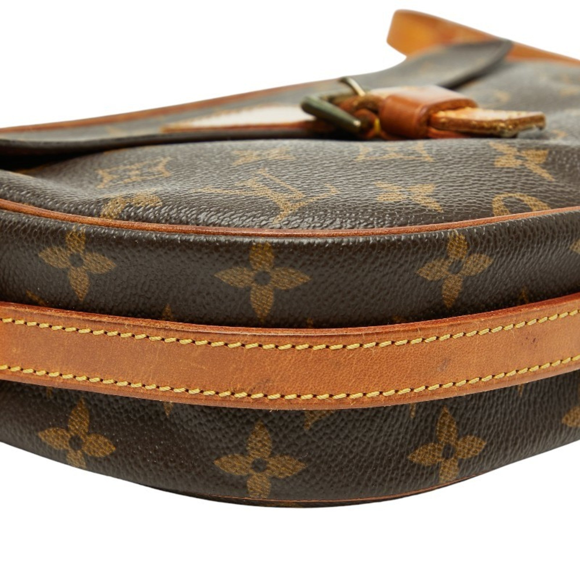Louis Vuitton Brown Pvc Leather Shoulder Bag (Pre-Owned)