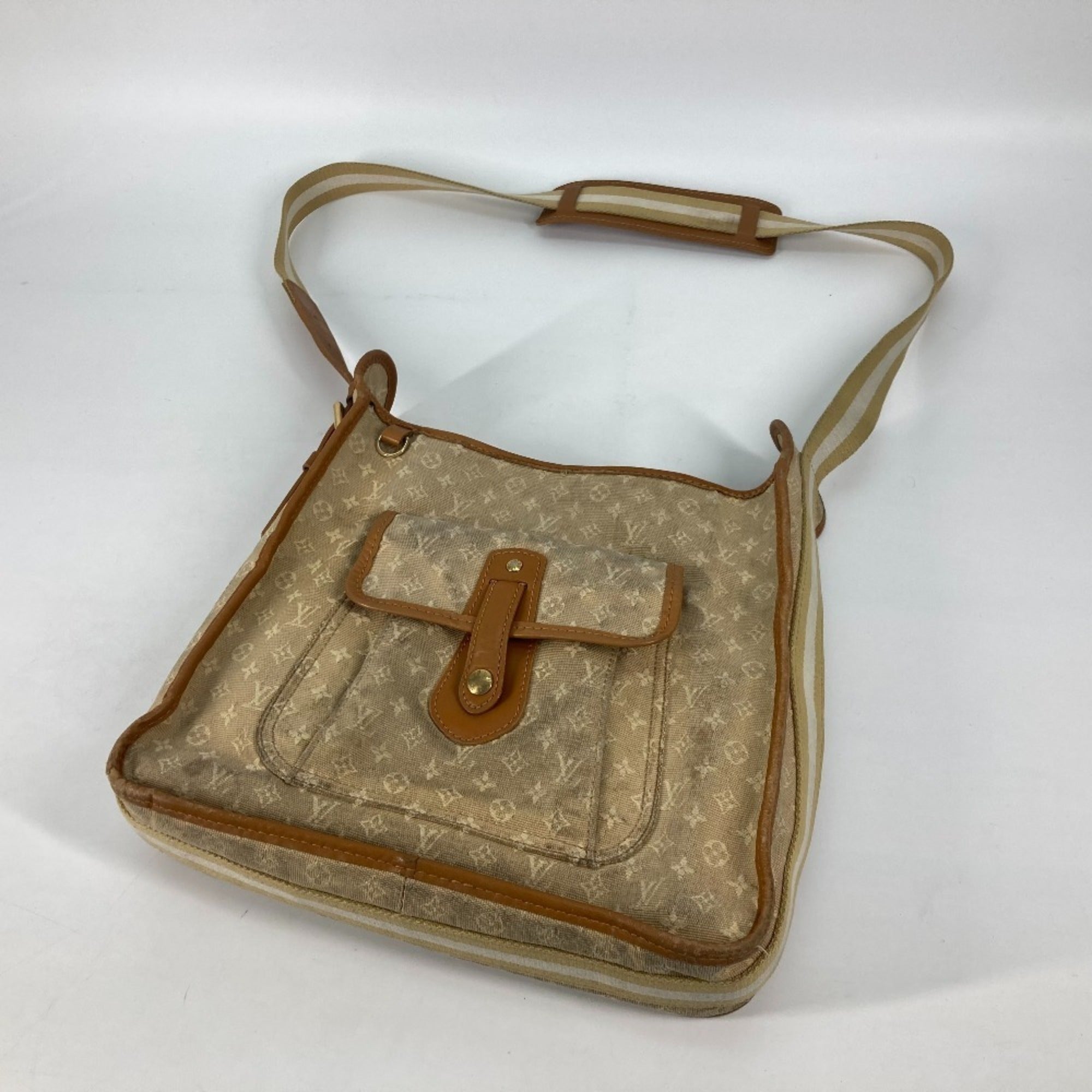 Louis Vuitton Beige Galle Monogram Monogram Mini Shoulder Bag (Pre-Owned)