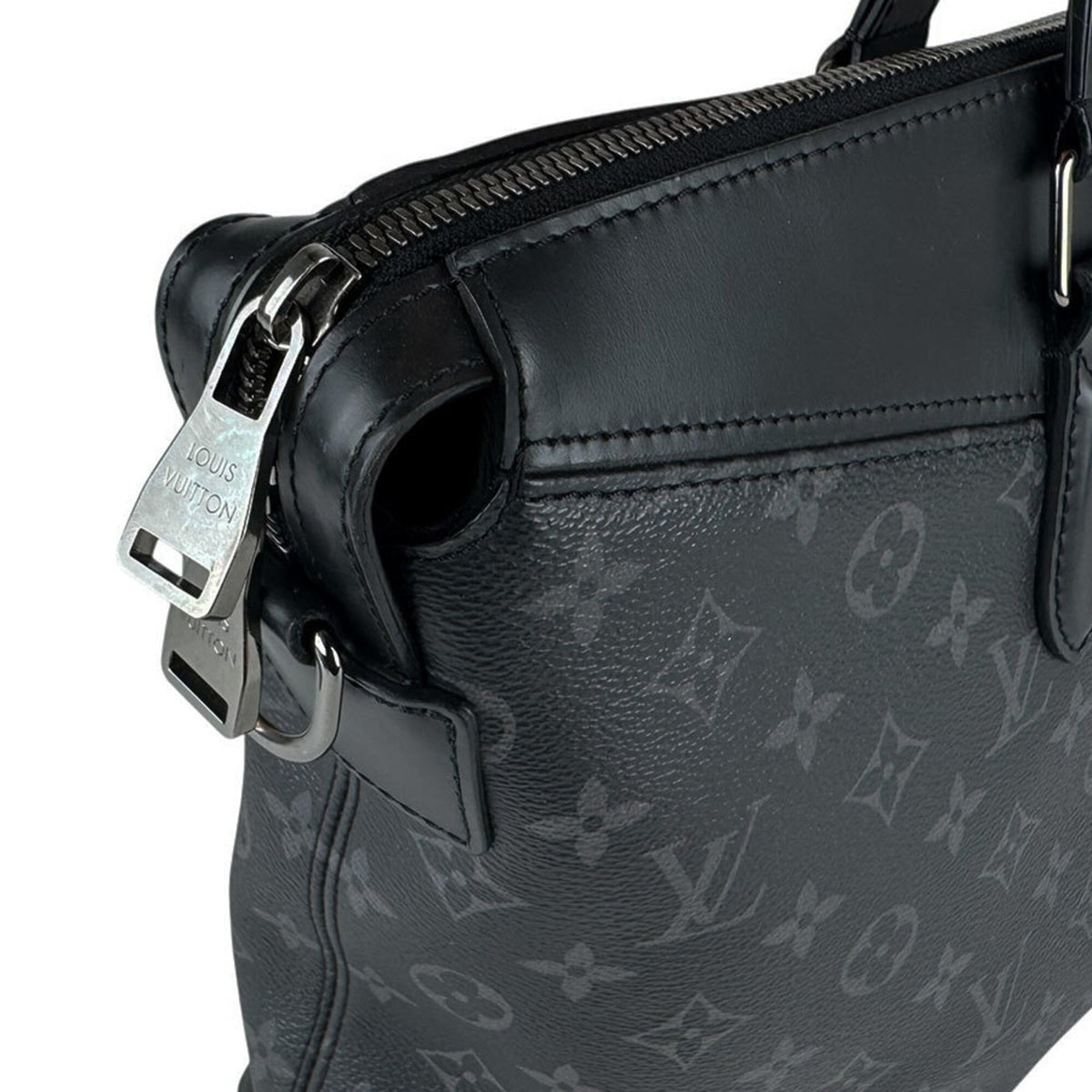 Louis Vuitton Black Gray Monogram Eclipse Monogram Eclipse Handbag Shoulder Bag (Pre-Owned)