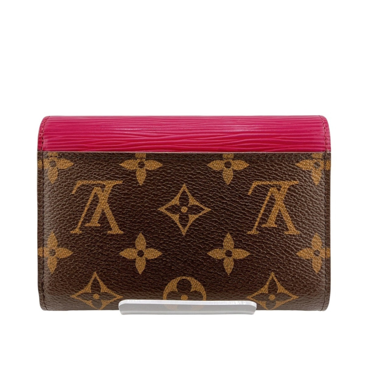 Louis Vuitton Monogram Fuchsia Monogram Epi Leather Wallet (Tri-Fold) (Pre-Owned)