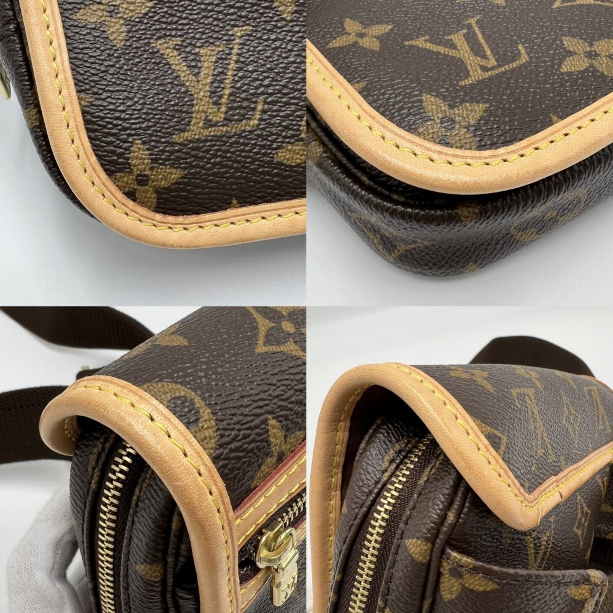Louis Vuitton Brown Monogram Fanny Pack Pouch Sling Bag (Pre-Owned)