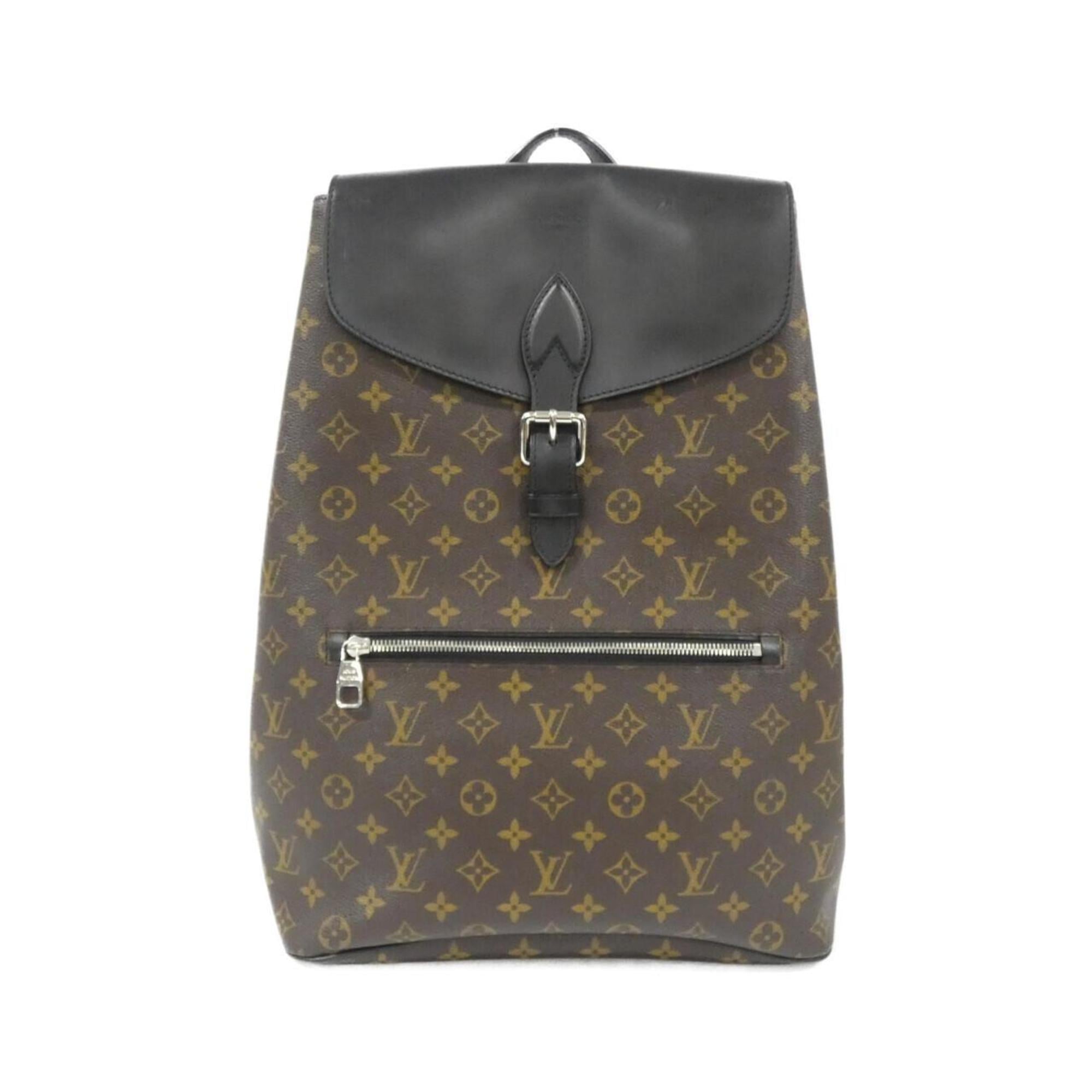 Louis Vuitton Brown Coated Canvas Backpack (Pre-Owned)