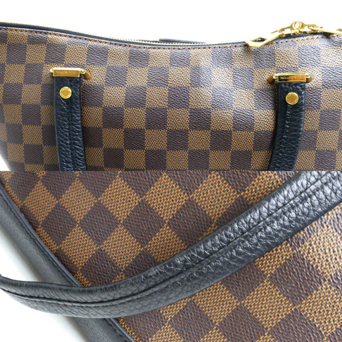 Louis Vuitton Brown Damier Canvas Shoulder Bag (Pre-Owned)