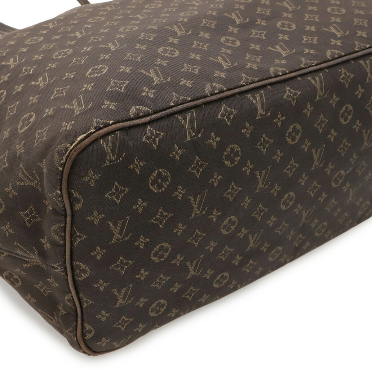 Louis Vuitton Fusain Canvas Leather Shoulder Bag Tote Bag (Pre-Owned)