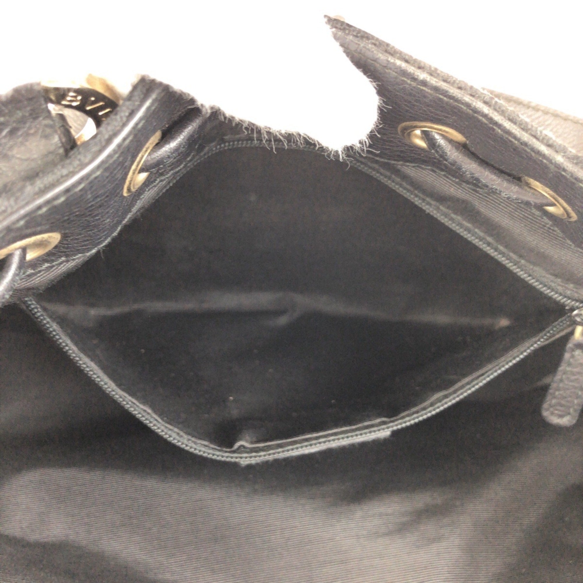 Bvlgari Black Canvas Handbag (Pre-Owned)