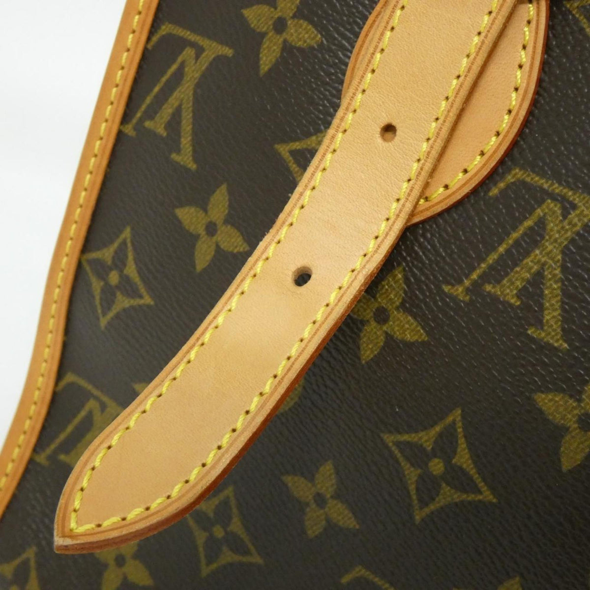 Louis Vuitton Monogram Marron Coated Canvas Shoulder Bag (Pre-Owned)
