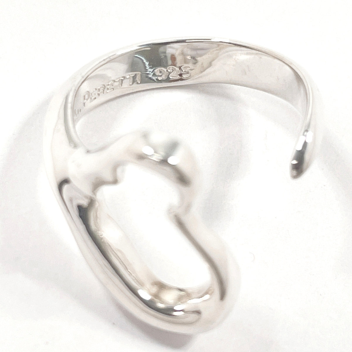 Tiffany Silver Silver 925 Band Ring (Pre-Owned)
