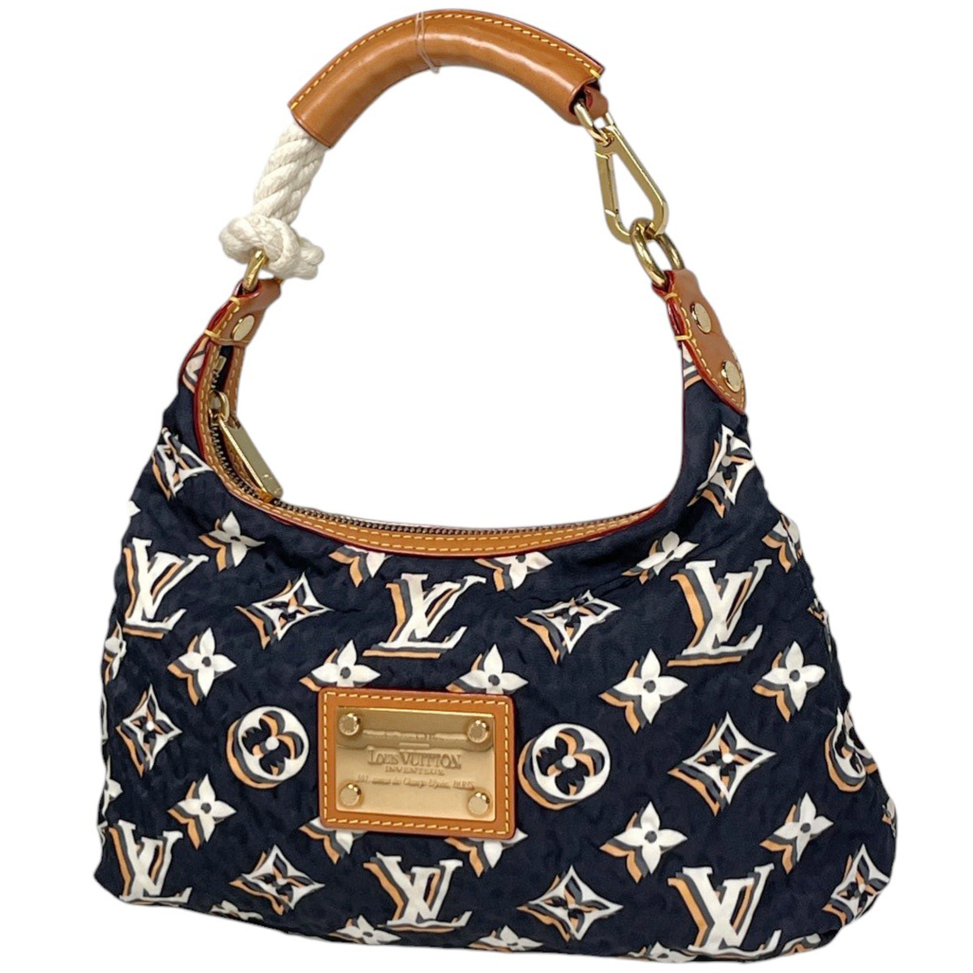 Louis Vuitton Monogram Navy Blue Monogram Handbag Shoulder Bag (Pre-Owned)