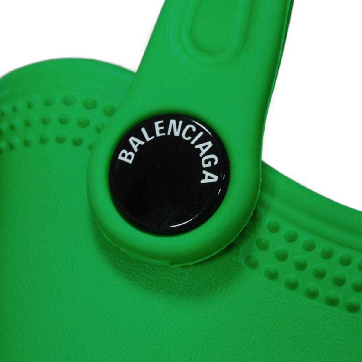 Balenciaga Green Rubber Pochette Shoulder Bag (Pre-Owned)