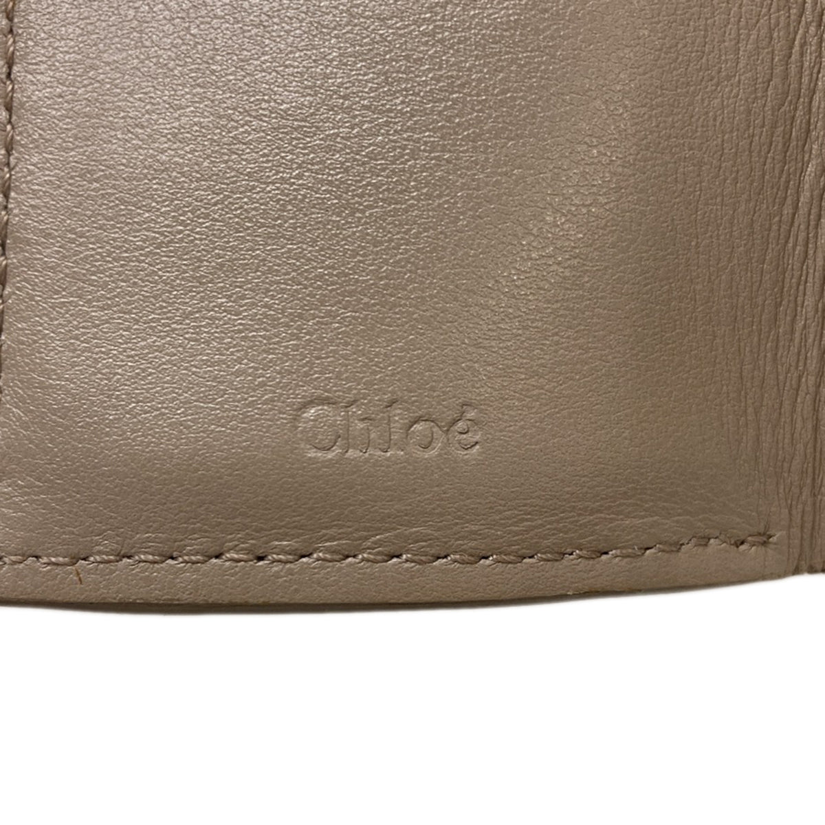 Chloé Brown Leather Wallet (Bi-Fold) (Pre-Owned)
