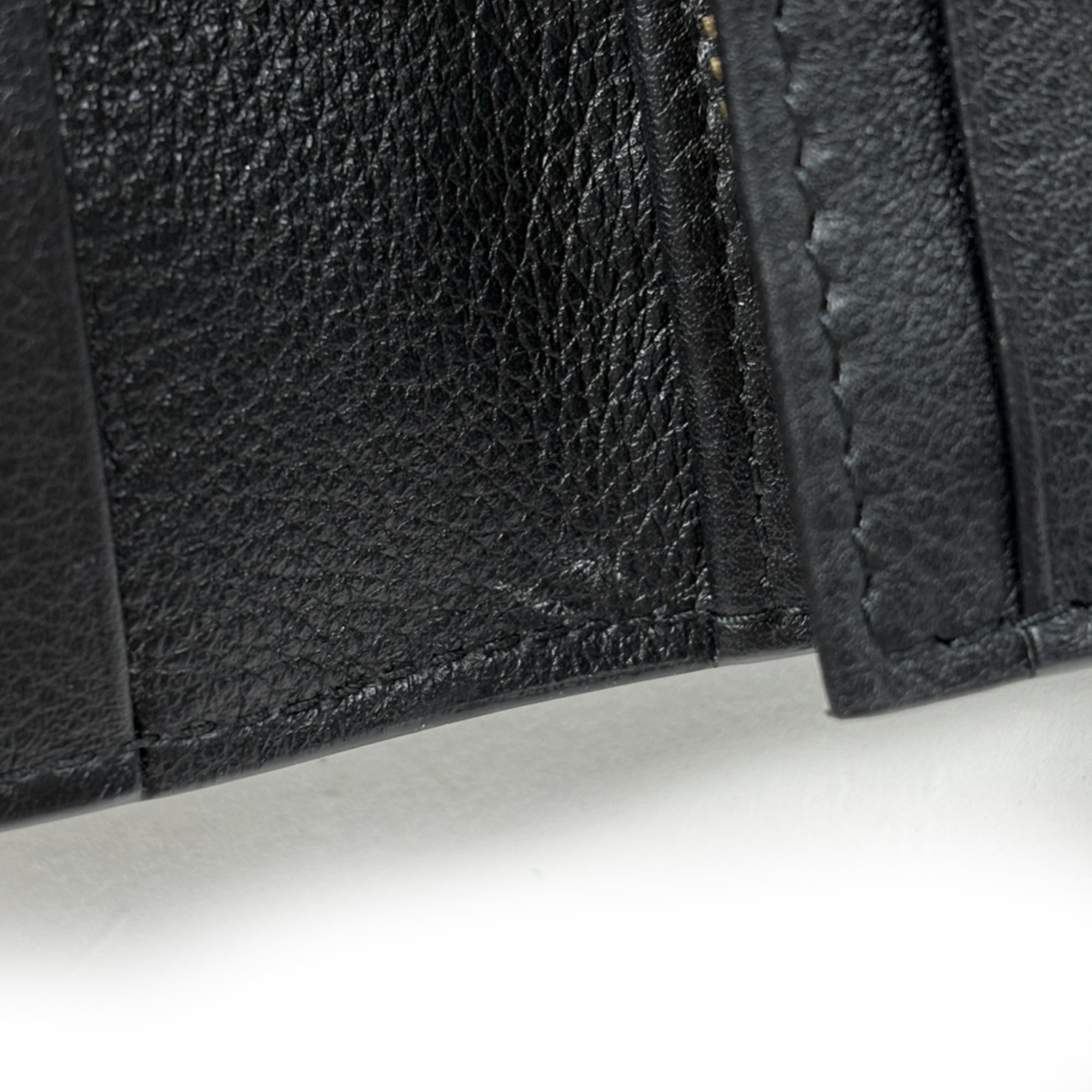 Prada Black Leather Wallet (Bi-Fold) (Pre-Owned)