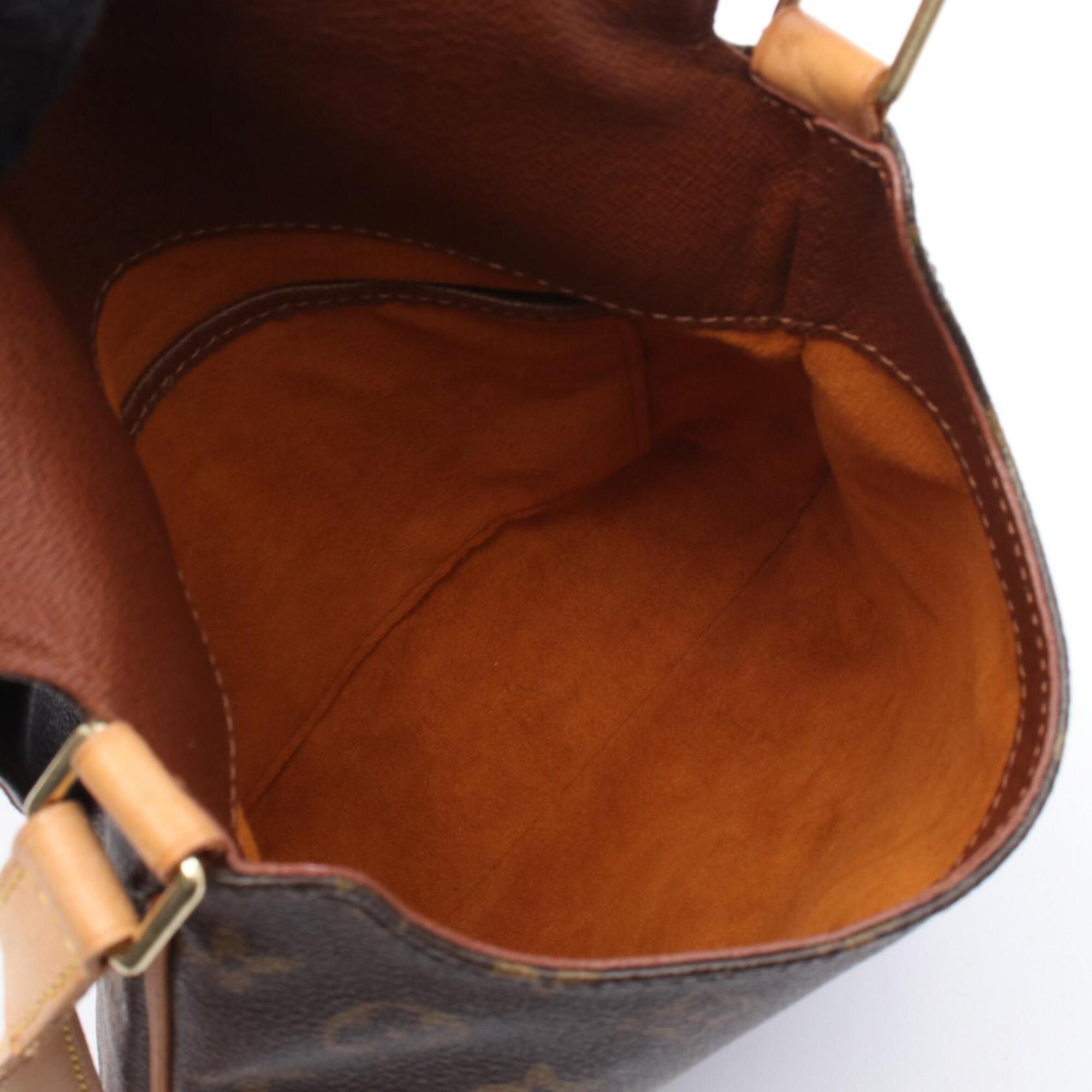 Louis Vuitton Brown Coated Canvas Pvc Monogram Leather Handbag Shoulder Bag (Pre-Owned)
