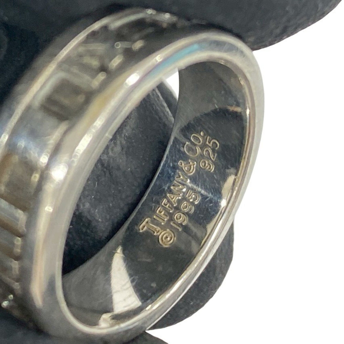 Tiffany Silver Silver 925 Band Ring (Pre-Owned)