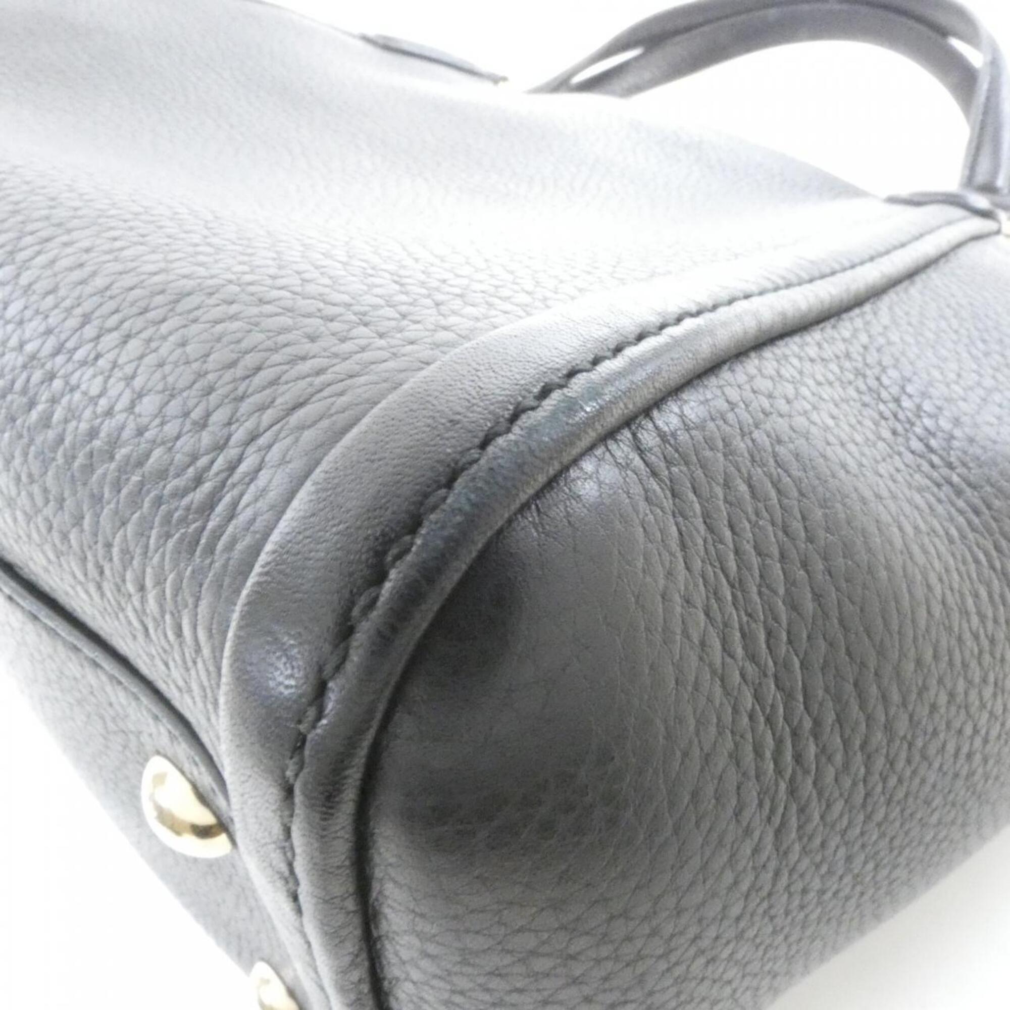 Gucci Soho Black Leather Handbag (Pre-Owned)
