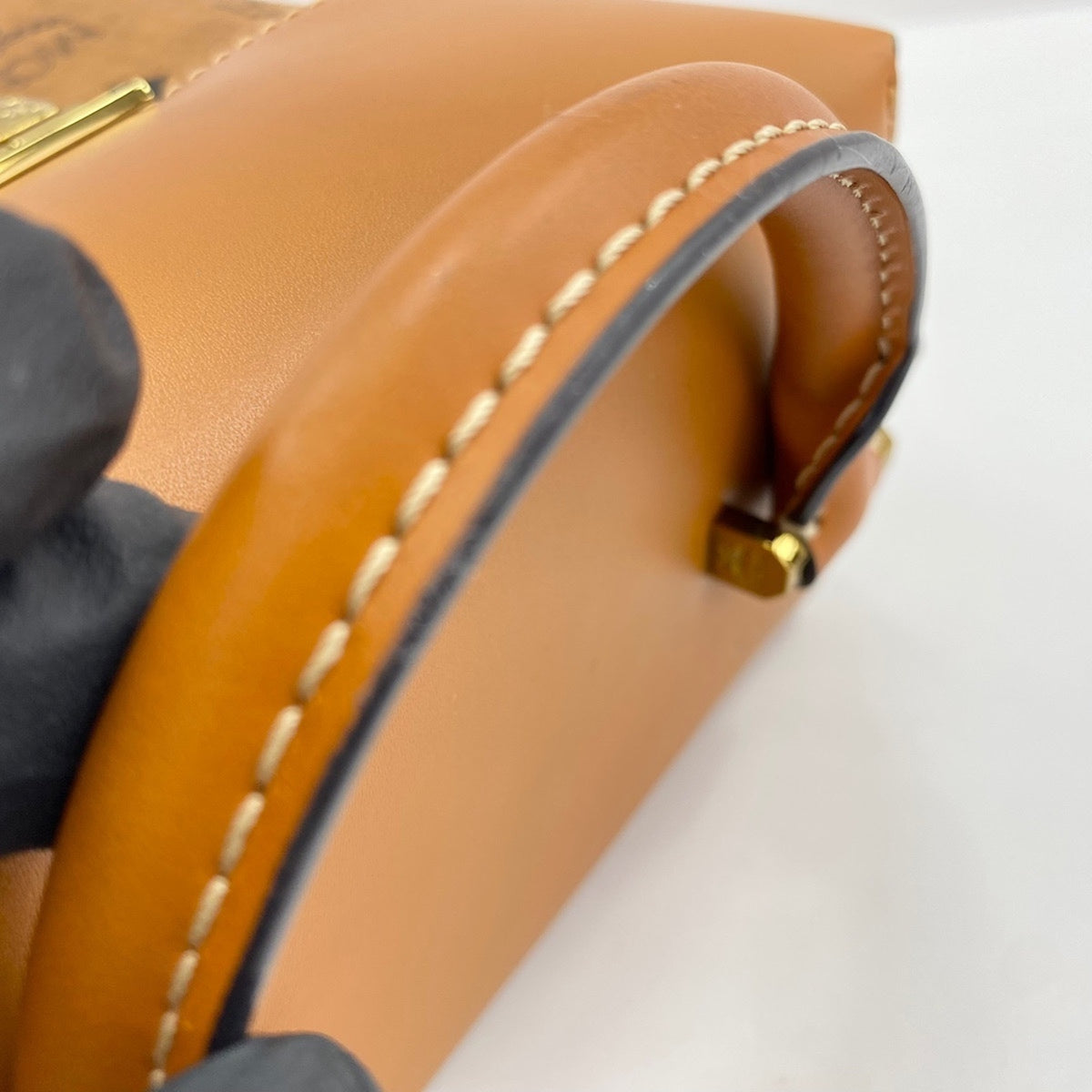 Mcm Orange Shoulder Bag (Pre-Owned)