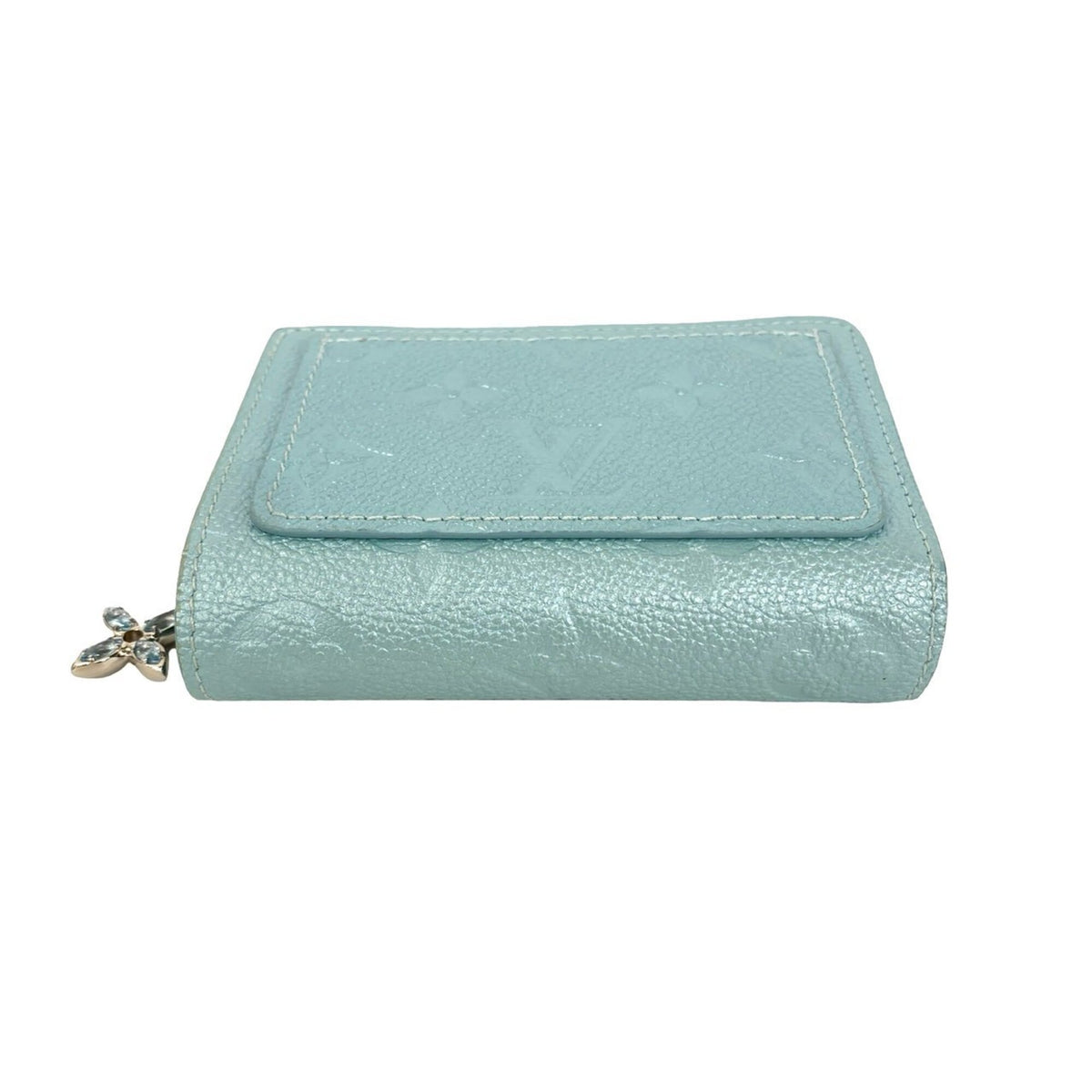Louis Vuitton Blue Leather Wallet (Bi-Fold) (Pre-Owned)