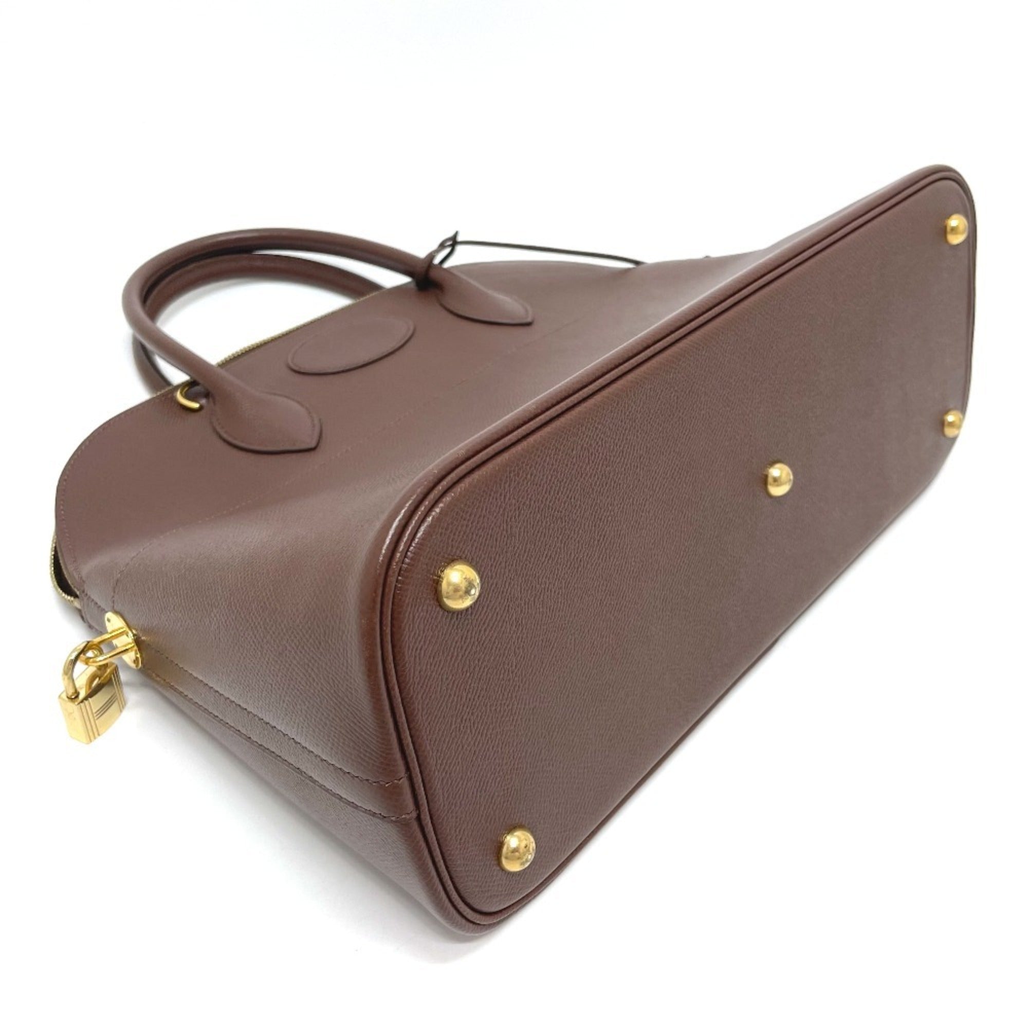 Hermes Bolide Brown Leather Handbag (Pre-Owned)
