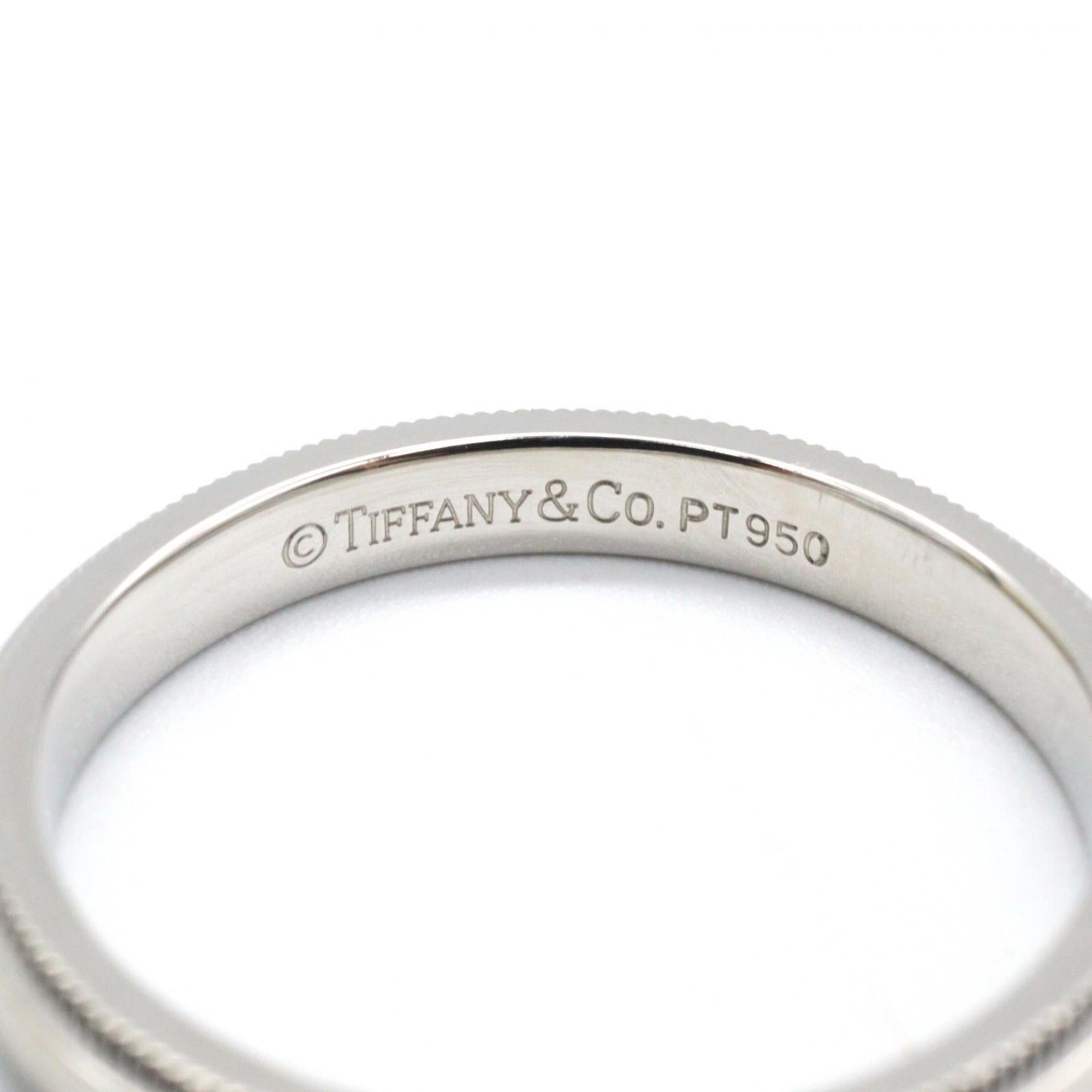 Tiffany Silver Platinum 950 Band Ring (Pre-Owned)