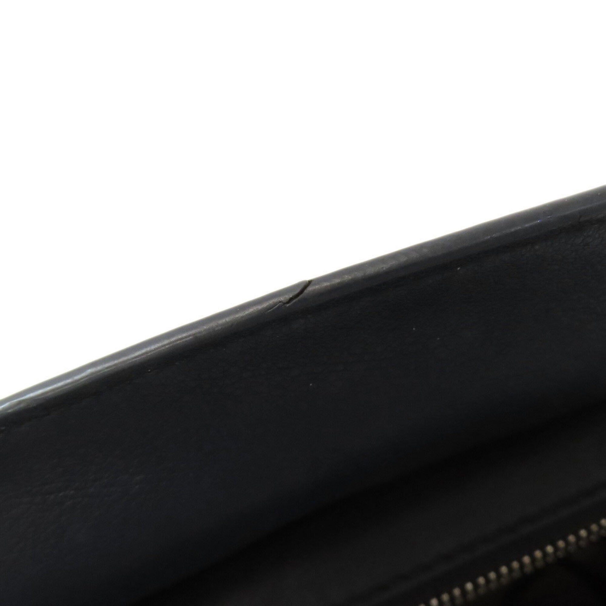 Loewe Black Brown White Leather Handbag (Pre-Owned)