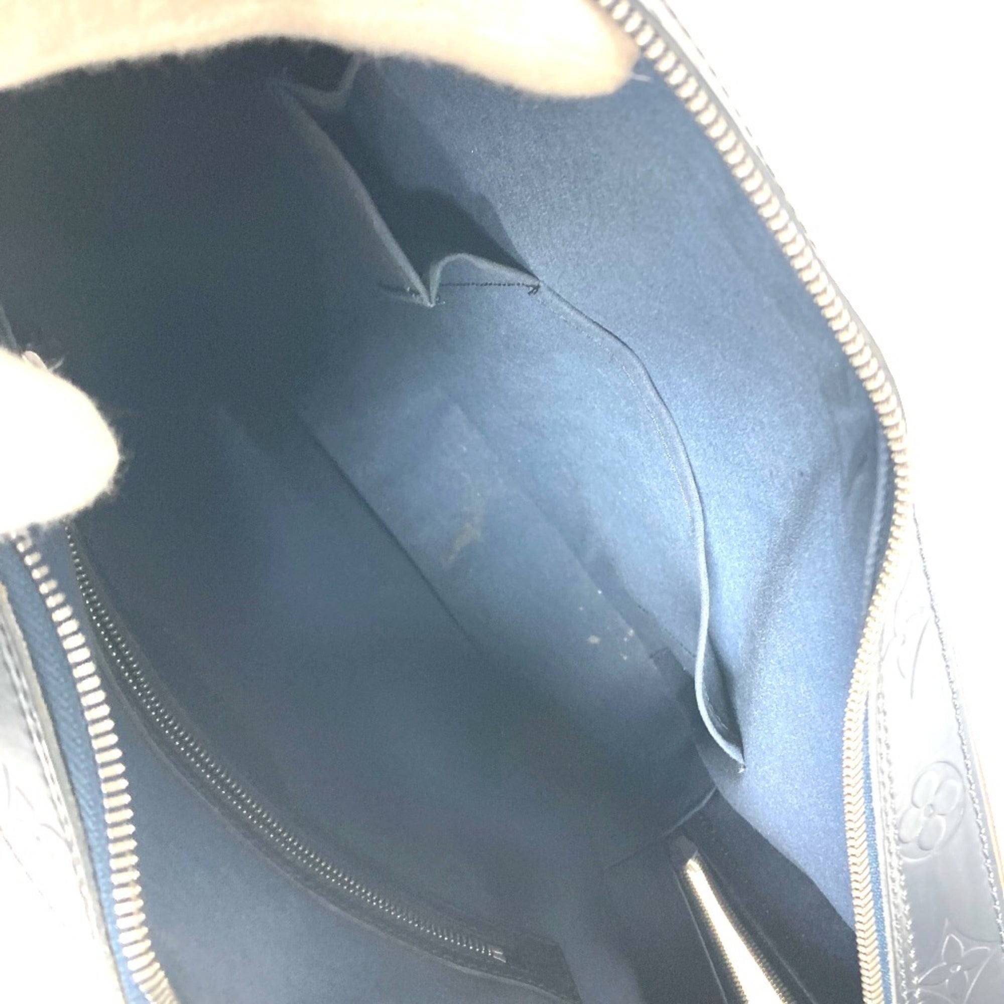 Louis Vuitton Navy Monogram Mat Shoulder Bag Tote Bag (Pre-Owned)