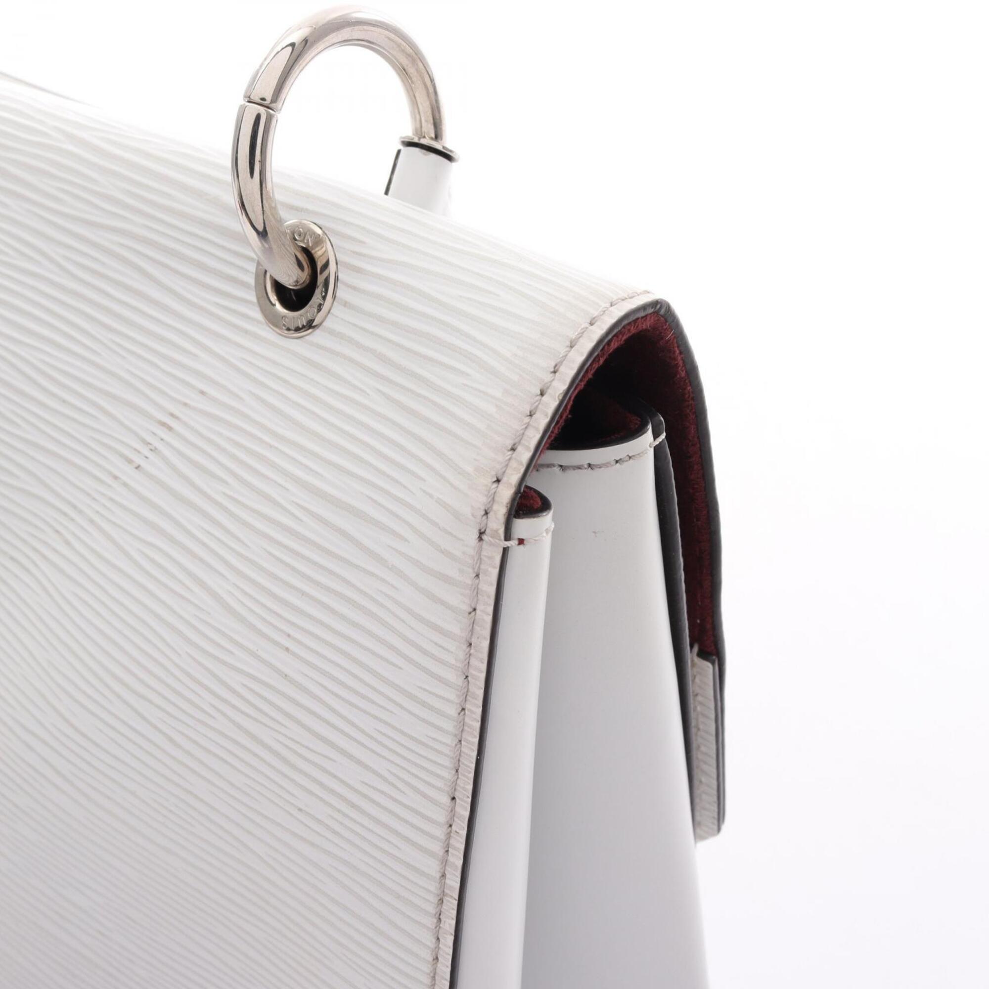 Louis Vuitton Epi Blanc White Epi Leather Handbag (Pre-Owned)