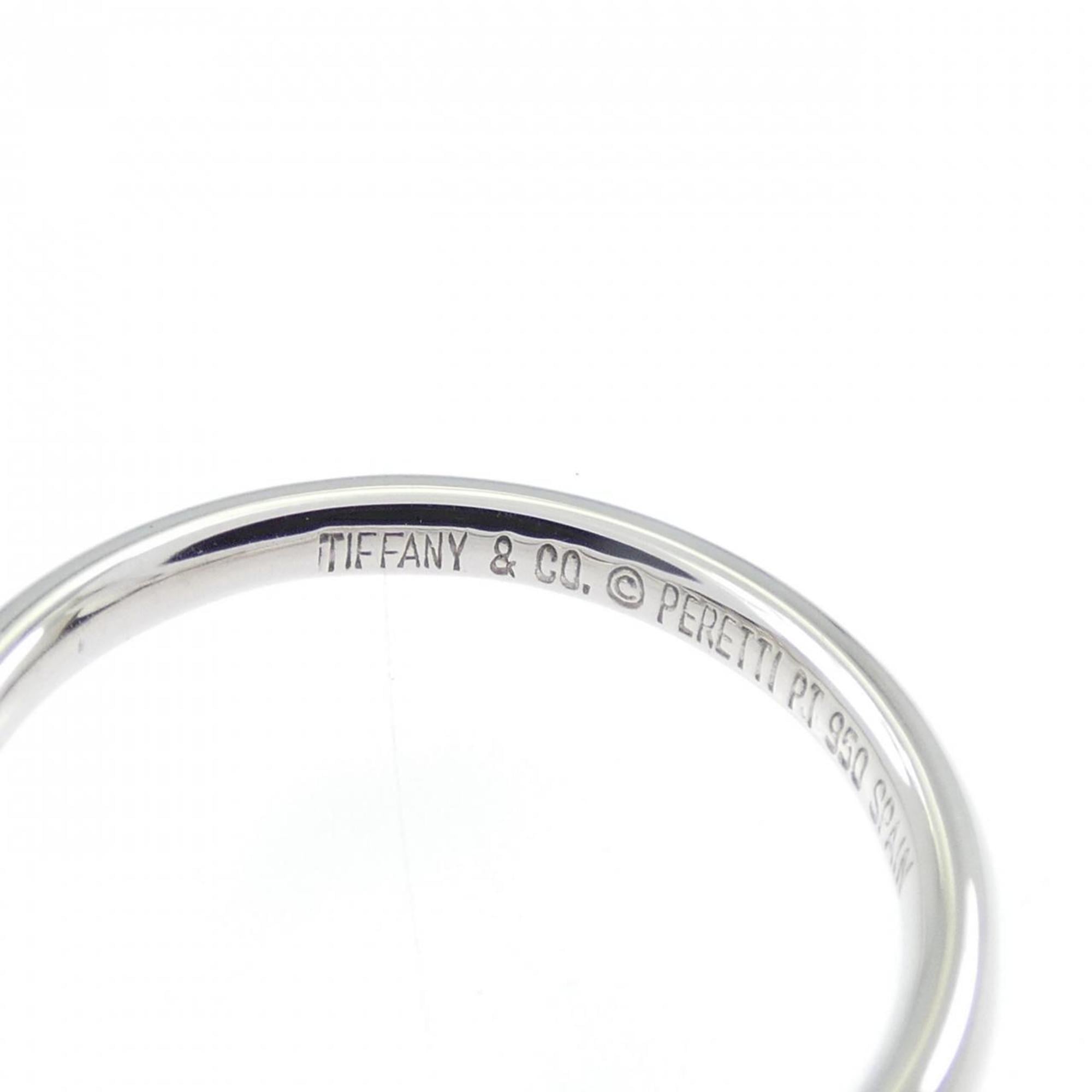 Tiffany Silver Platinum 950 Band Ring (Pre-Owned)