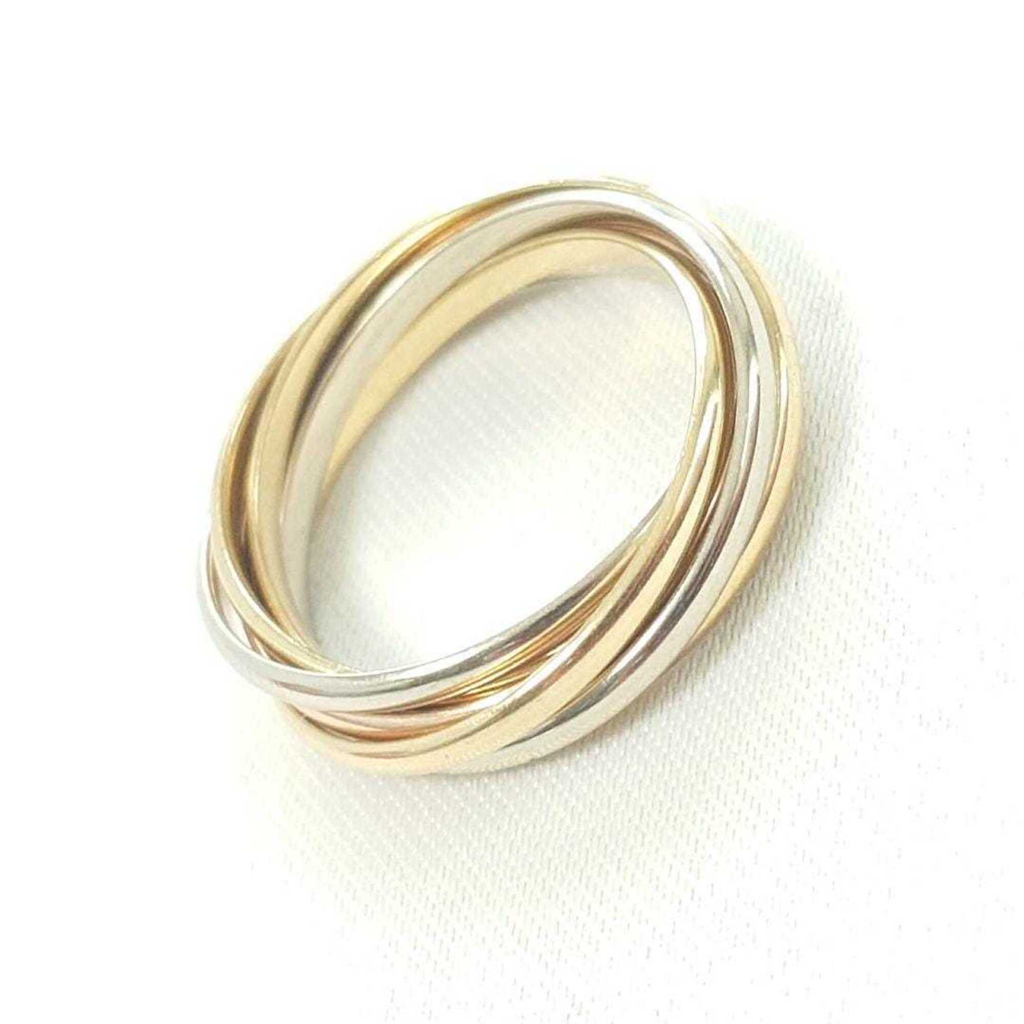 Cartier Trinity Yellow Gold (18K) White Gold (18K) Band Ring (Pre-Owned)