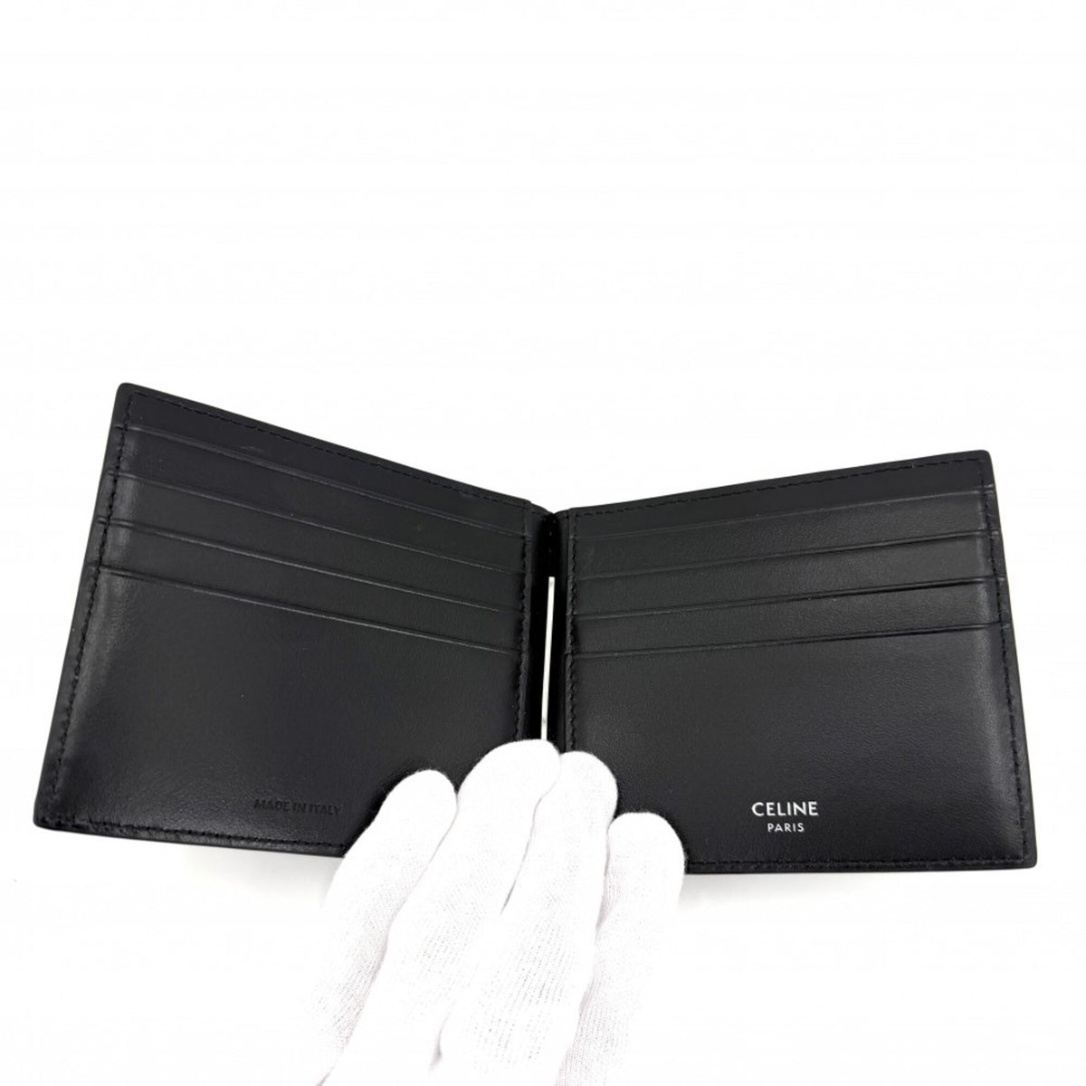 Celine Brown Leather Money Clip (Pre-Owned)
