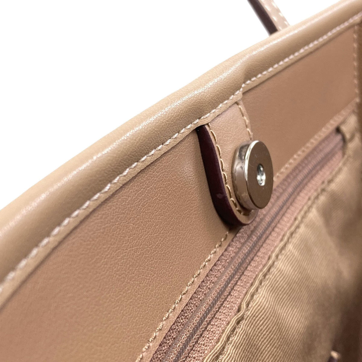 Coach Beige Pvc Tote Bag (Pre-Owned)