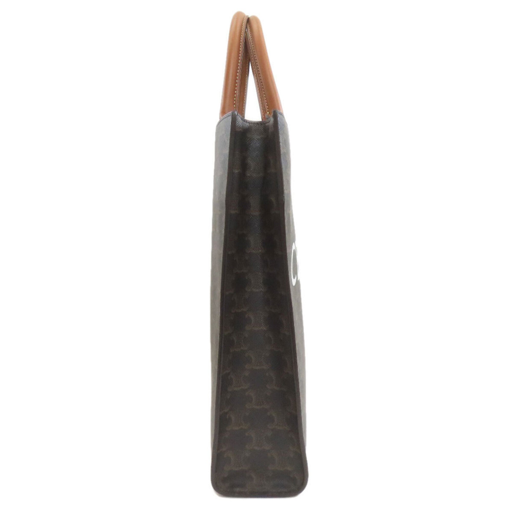 Celine Brown Dark Brown Pvc Handbag (Pre-Owned)