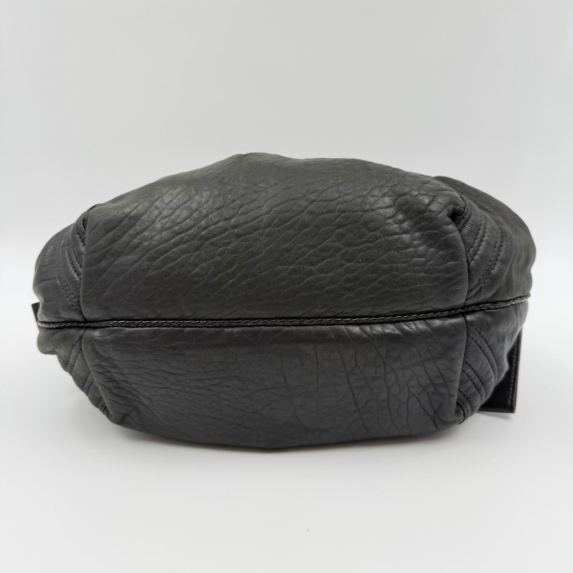 Fendi Zucca Black Zucca Handbag (Pre-Owned)