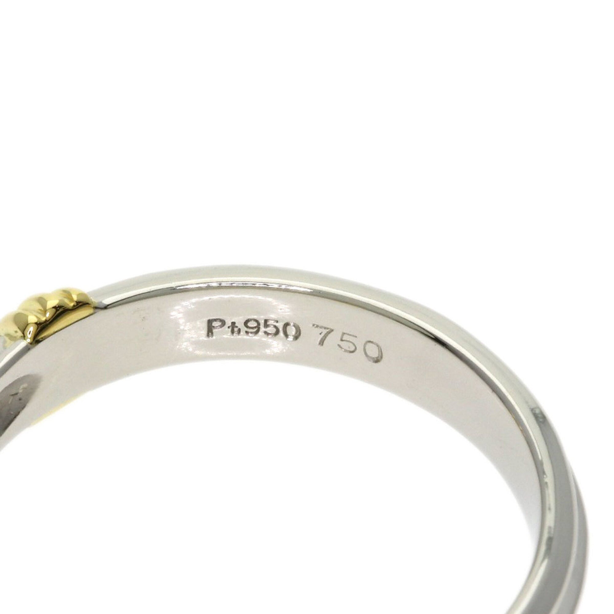 Christian Dior Yellow Gold (18K) Platinum 950 Band Ring (Pre-Owned)