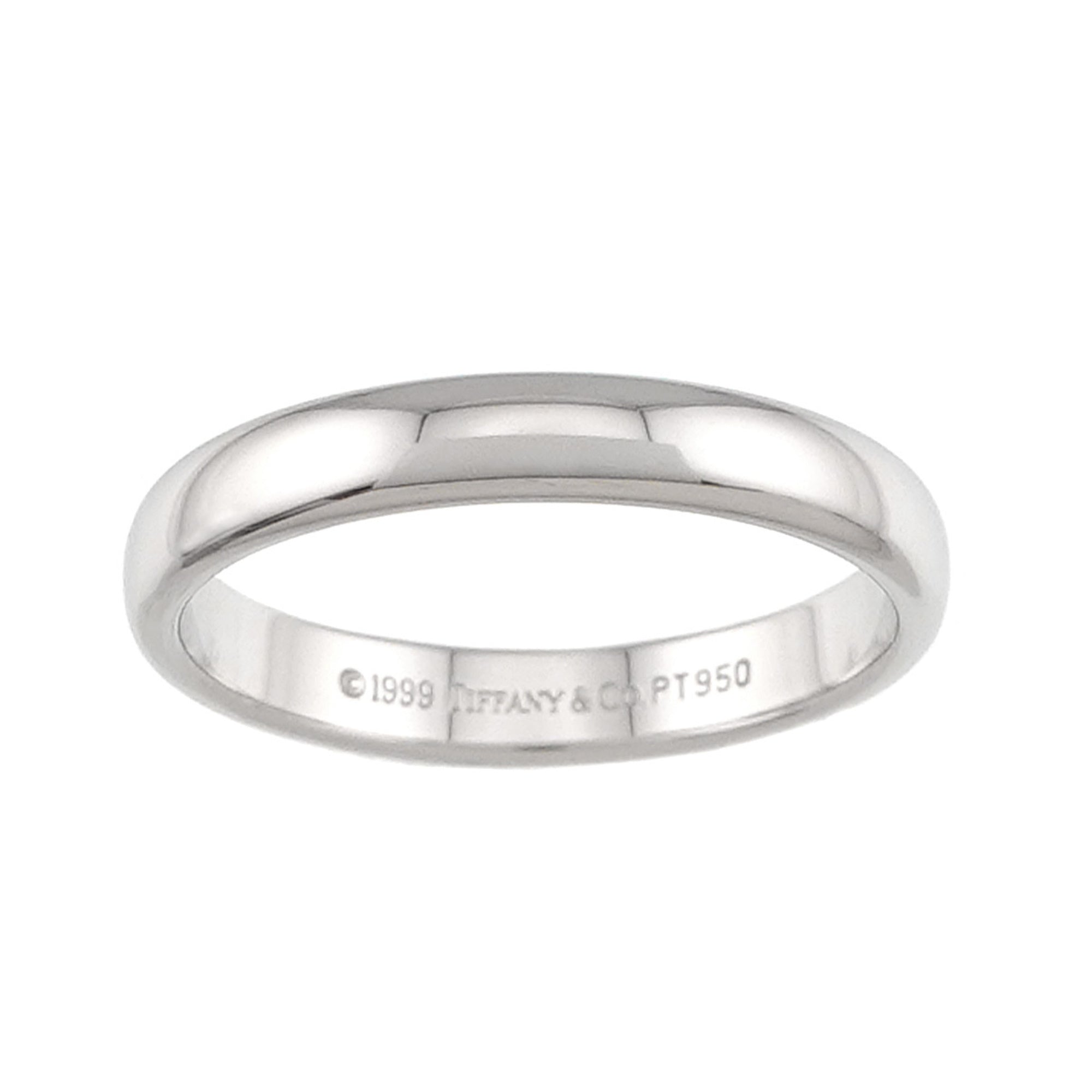 Tiffany Platinum 950 Band Ring (Pre-Owned)