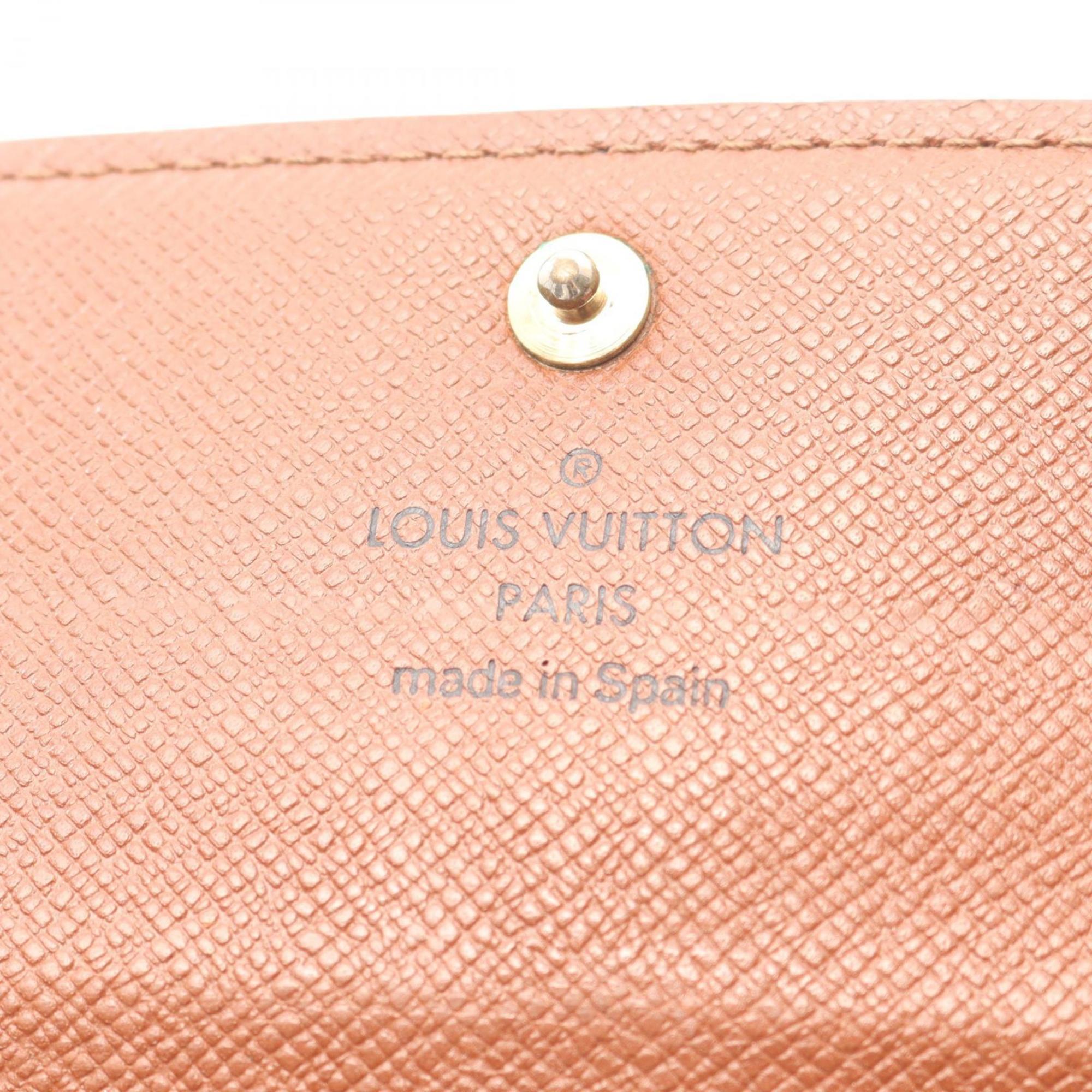 Louis Vuitton Brown Monogram Pvc Leather Long Wallet (Bi-Fold) (Pre-Owned)