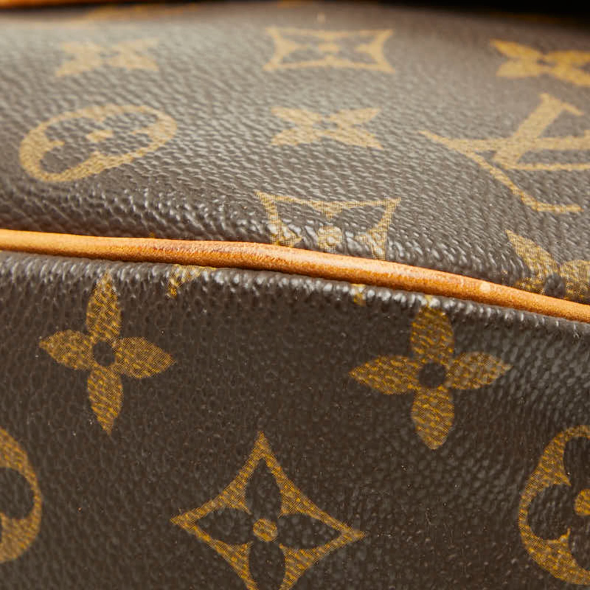 Louis Vuitton Brown Pvc Leather Shoulder Bag (Pre-Owned)
