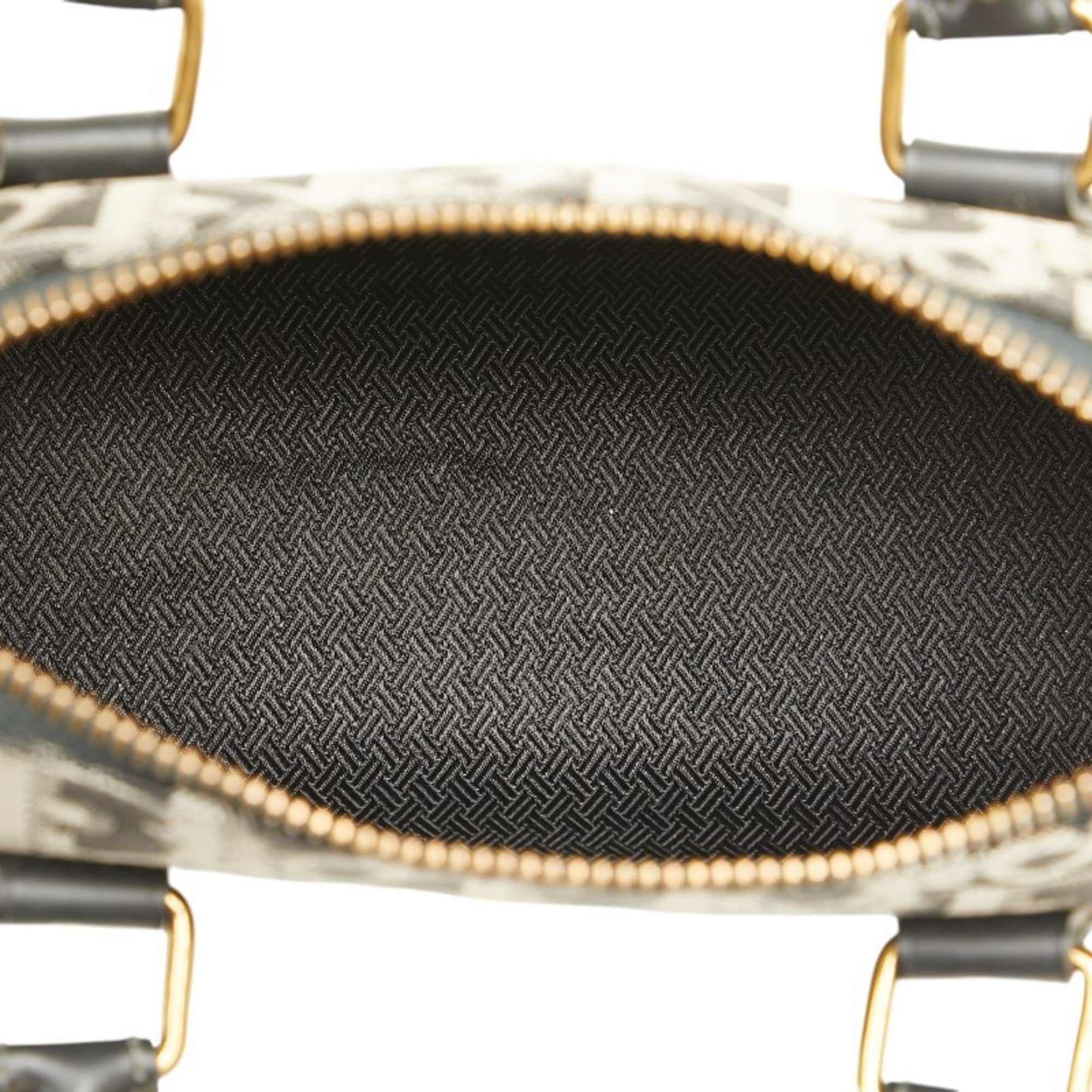 Christian Dior Navy Canvas Leather Handbag (Pre-Owned)