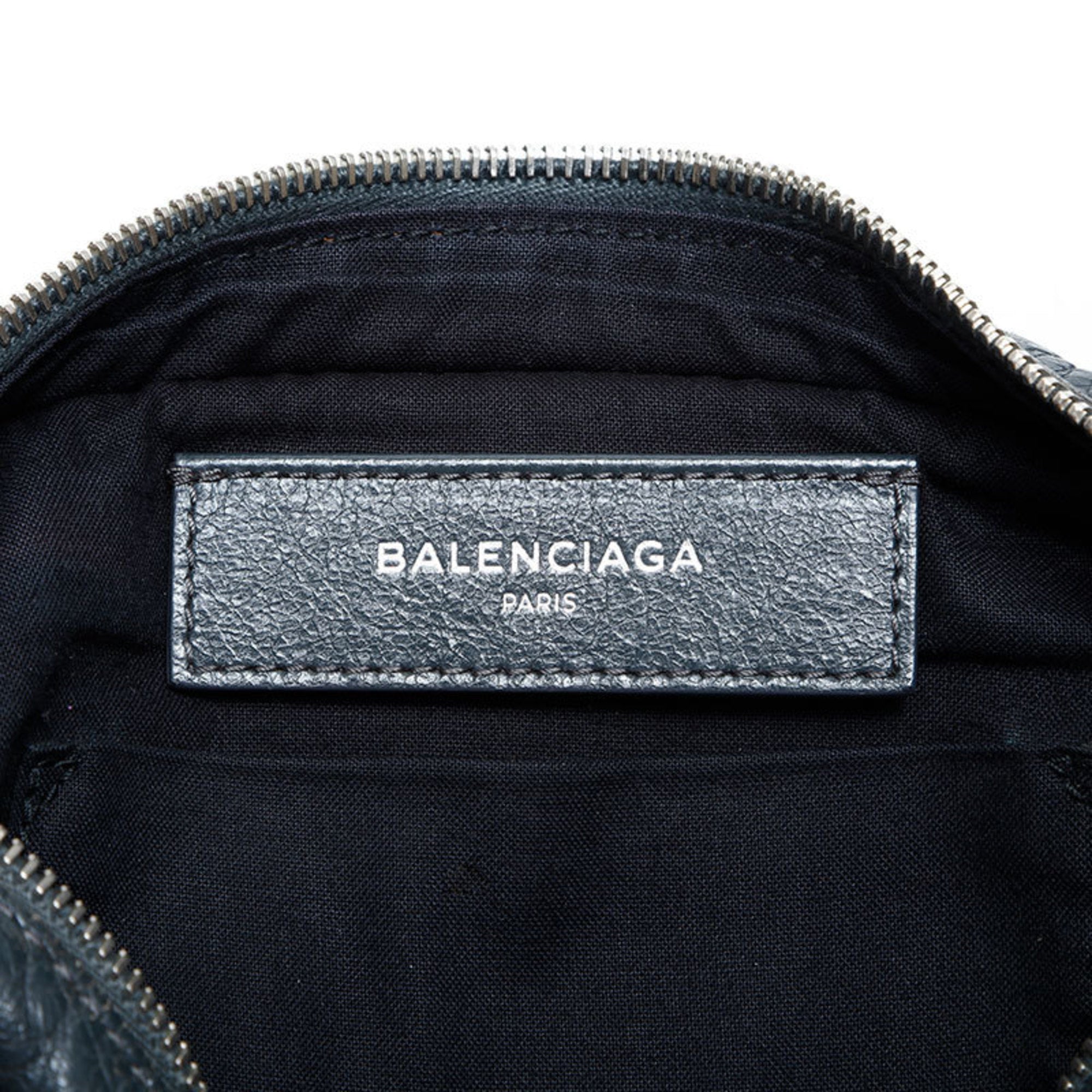 Balenciaga Gray Leather Fanny Pack (Pre-Owned)