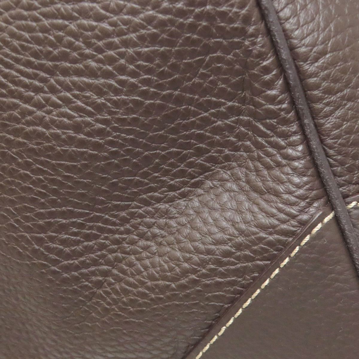 Dunhill Dark Brown Leather Shoulder Bag (Pre-Owned)