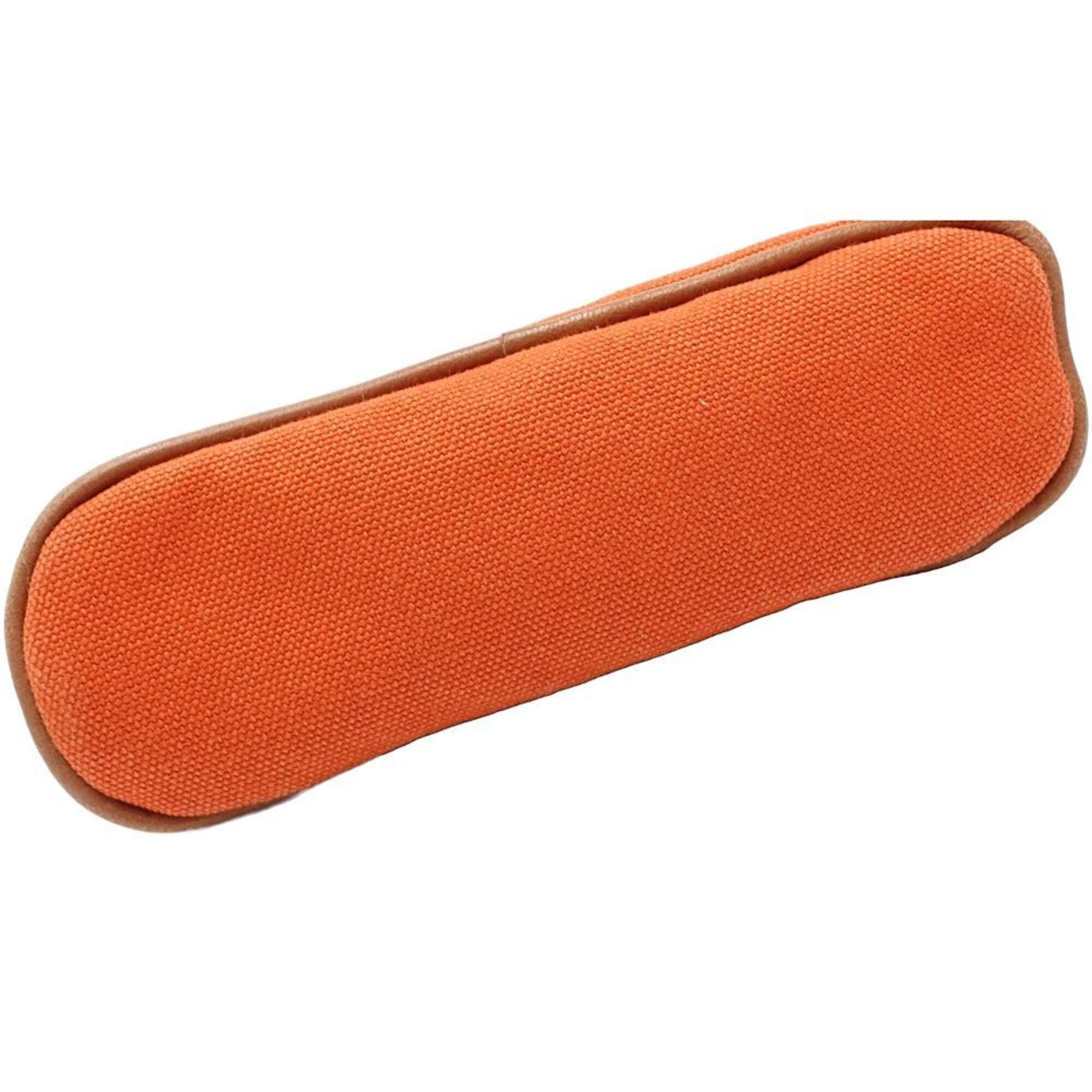 Hermes Orange Canvas Pouch (Pre-Owned)