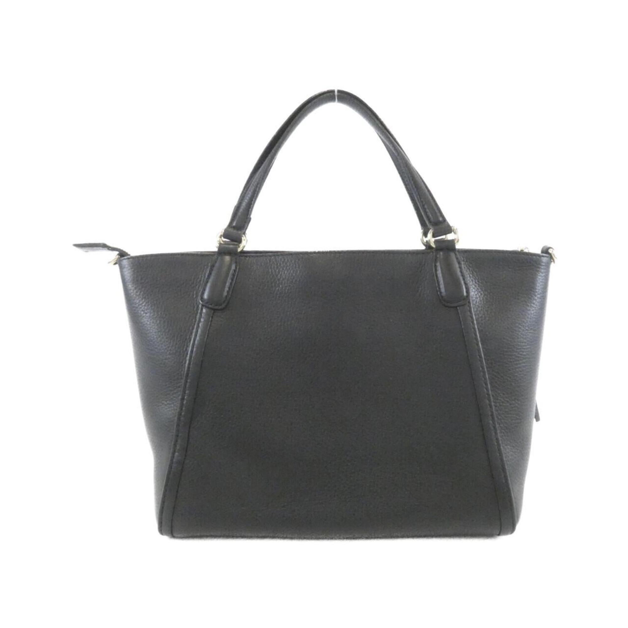 Gucci Soho Black Leather Handbag (Pre-Owned)